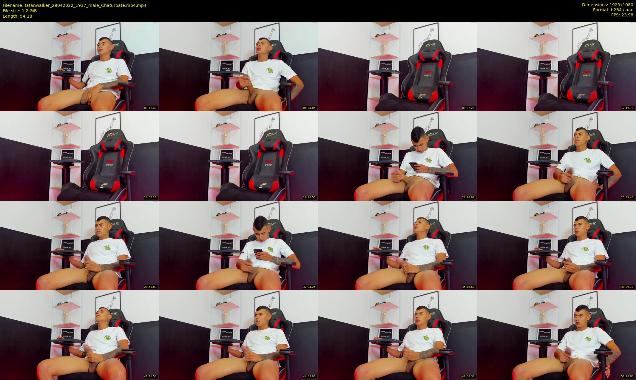 tatanwalker — 55 minute Chaturbate male cam show recording, 1080p, Apr 29, 2022