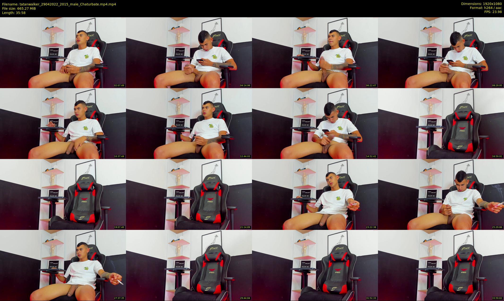 tatanwalker — 36 minute Chaturbate male cam show recording, 1080p, Apr 29, 2022