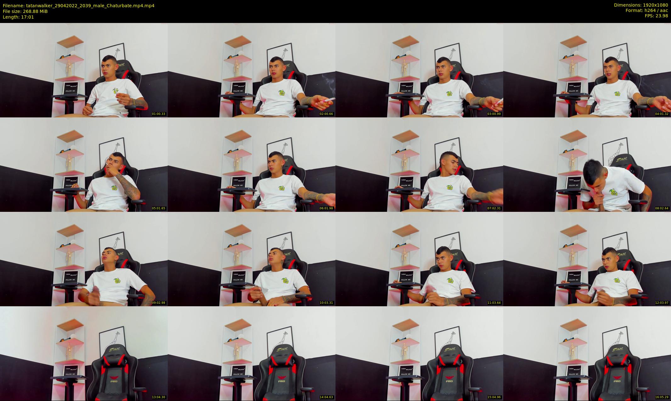 tatanwalker — 18 minute Chaturbate male cam show recording, 1080p, Apr 29, 2022