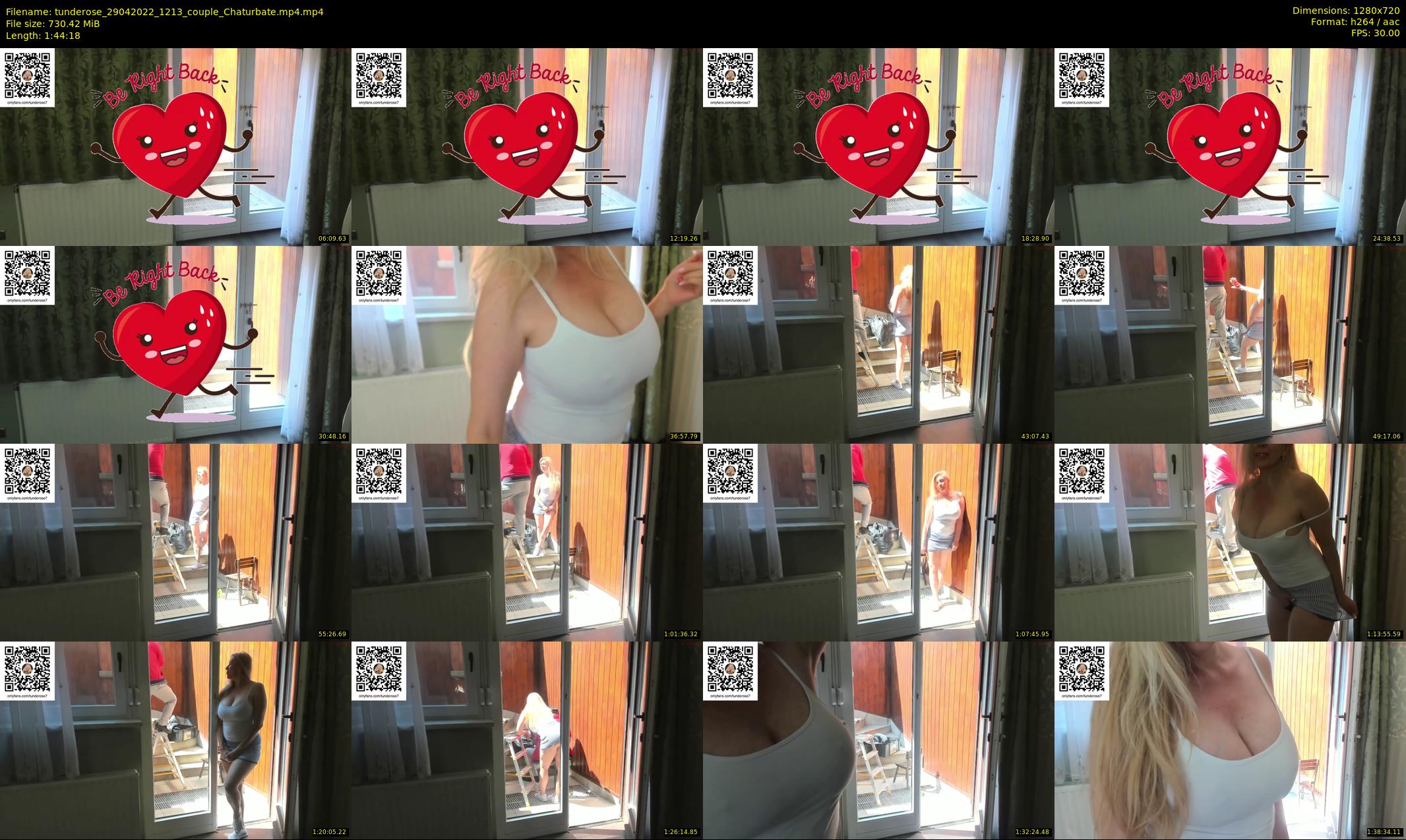 tunderose — 105 minute Chaturbate female cam show recording, 720p, Apr 29, 2022