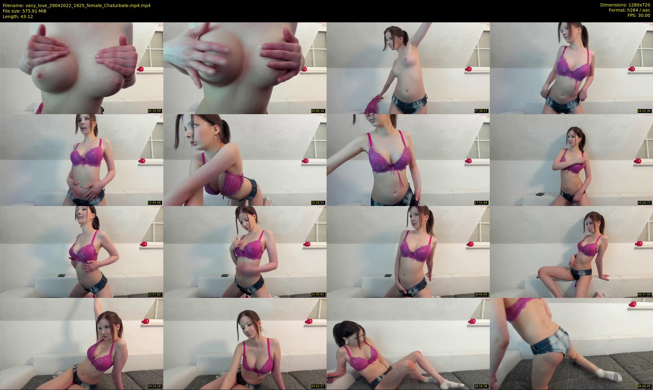 vany_love — 44 minute Chaturbate female cam show recording, 720p, Apr 29, 2022