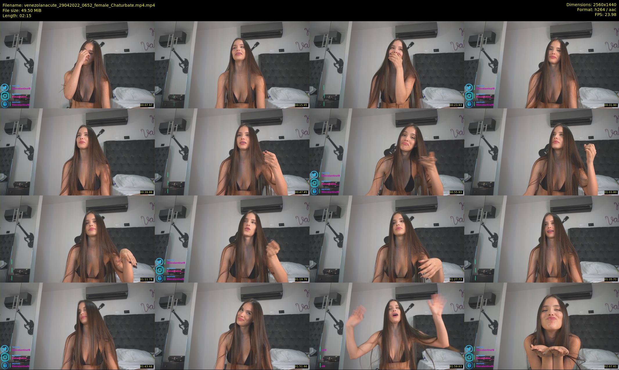 venezolanacute — 3 minute Chaturbate female cam show recording, 1080p, Apr 29, 2022