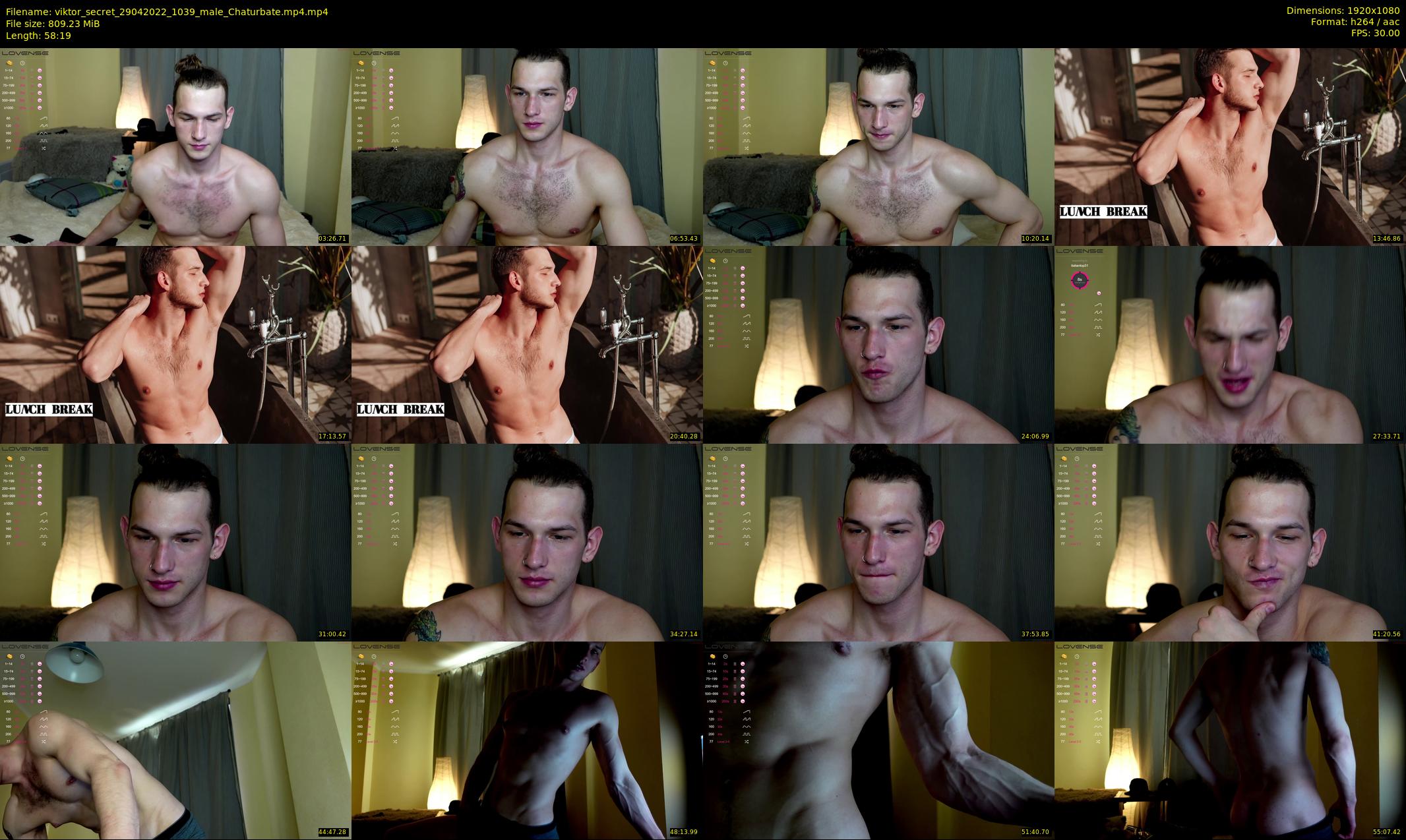 viktor_secret — 59 minute Chaturbate male cam show recording, 1080p, Apr 29, 2022