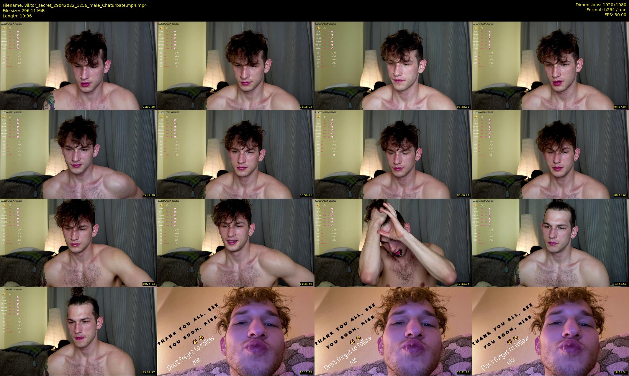 viktor_secret — 20 minute Chaturbate male cam show recording, 1080p, Apr 29, 2022