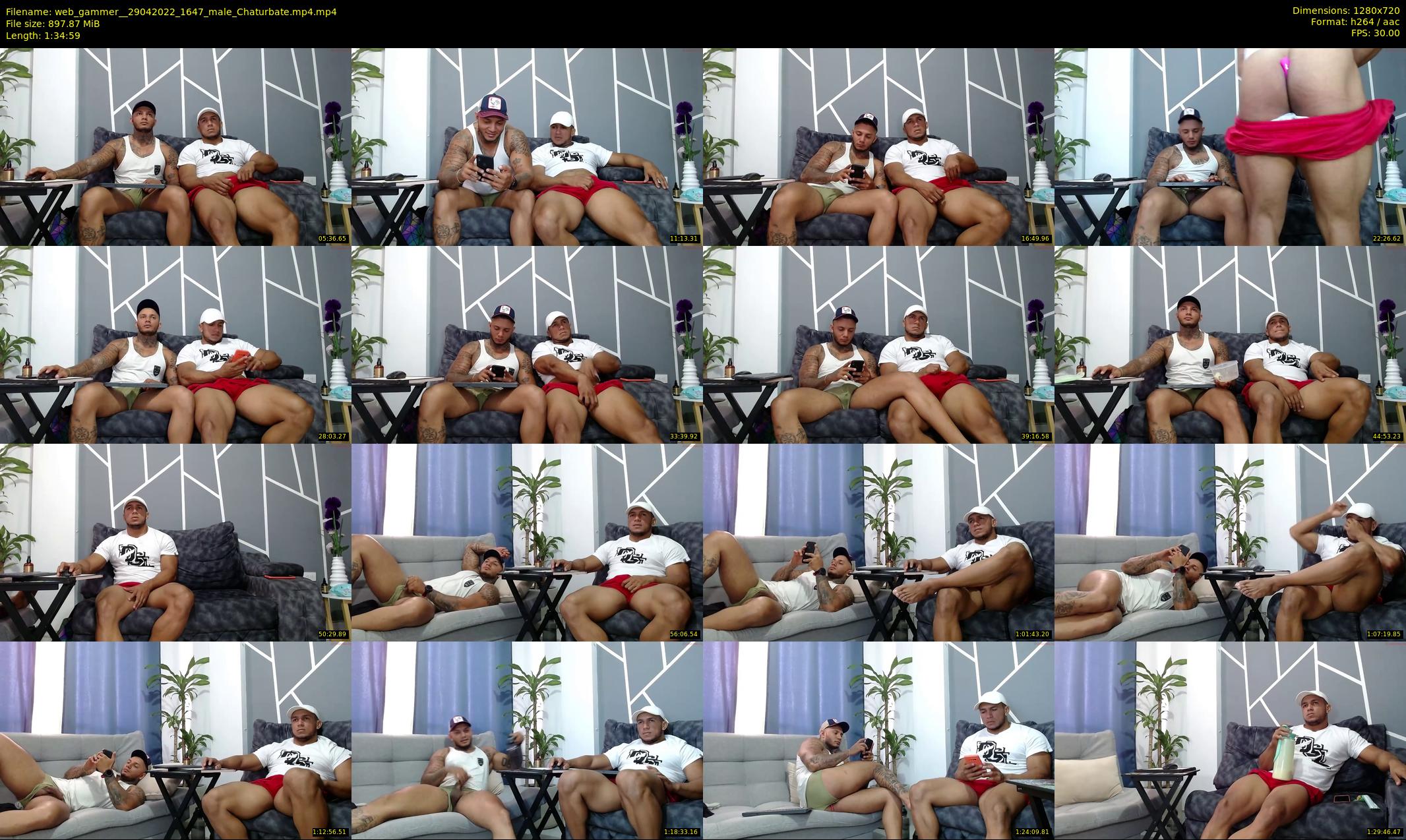 web_gammer_ — 95 minute Chaturbate male cam show recording, 720p, Apr 29, 2022