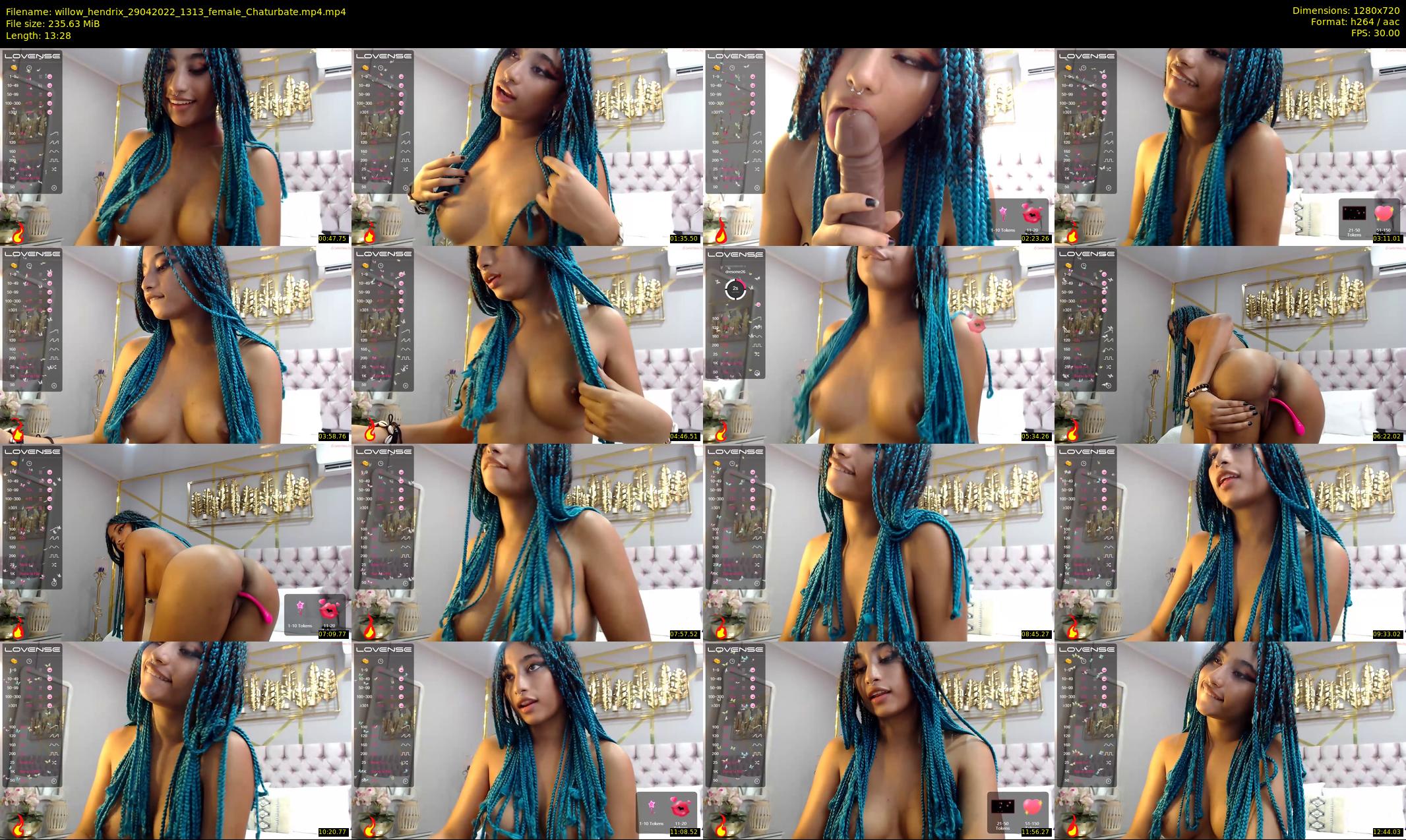 willow_hendrix — 14 minute Chaturbate female cam show recording, 720p, Apr 29, 2022
