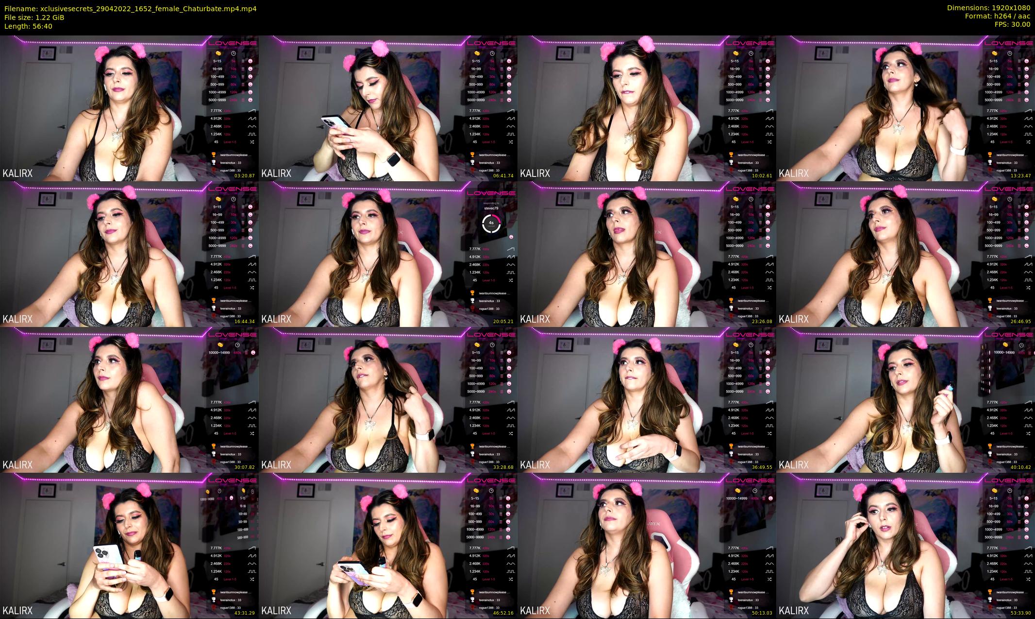 xclusivesecrets — 57 minute Chaturbate female cam show recording, 1080p, Apr 29, 2022