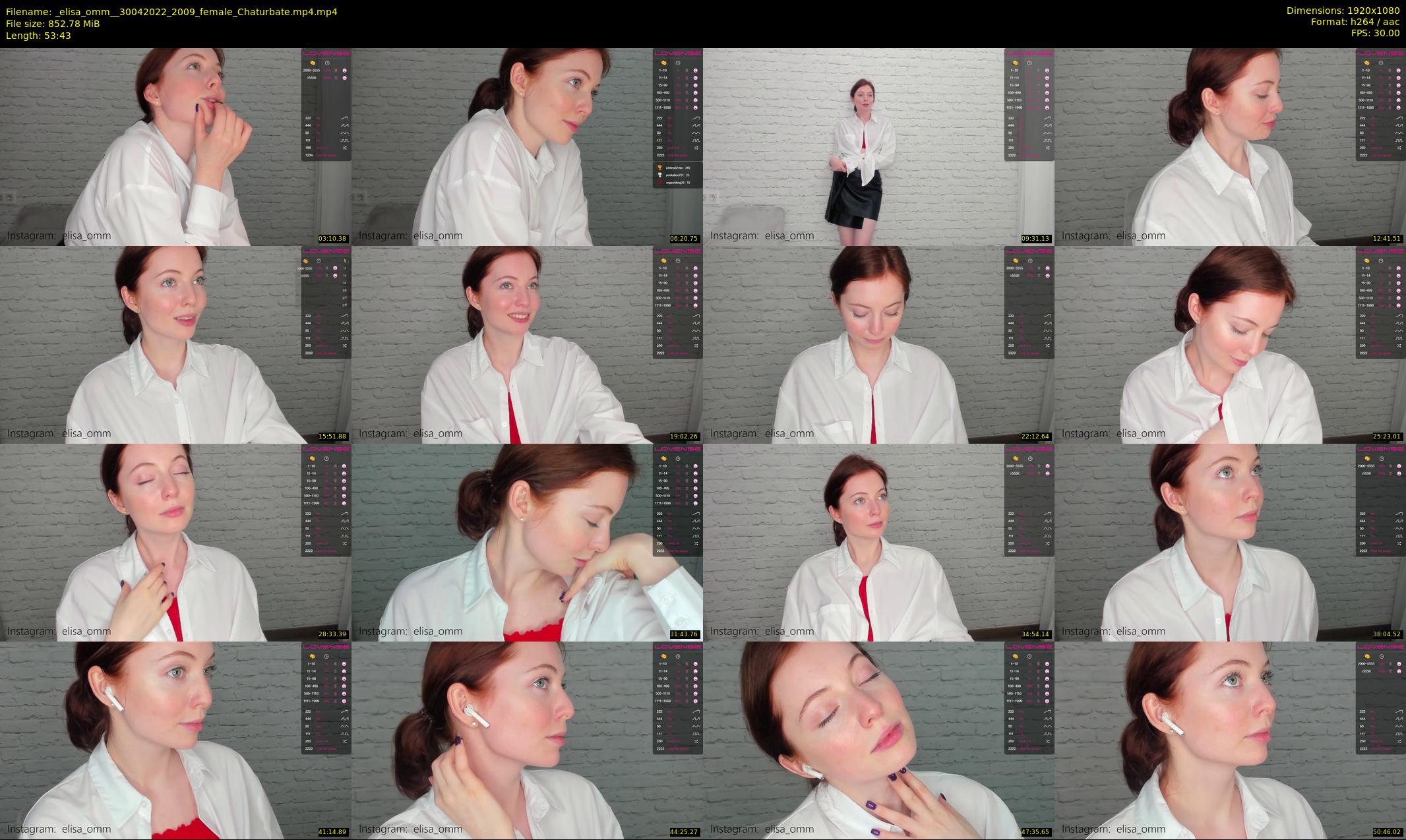 _elisa_omm_ — 54 minute Chaturbate female cam show recording, 1080p, Apr 30, 2022
