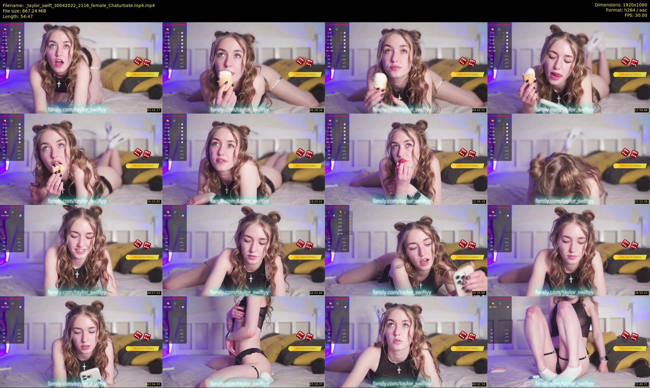 _taylor_swift — 55 minute Chaturbate female cam show recording, 1080p, Apr 30, 2022