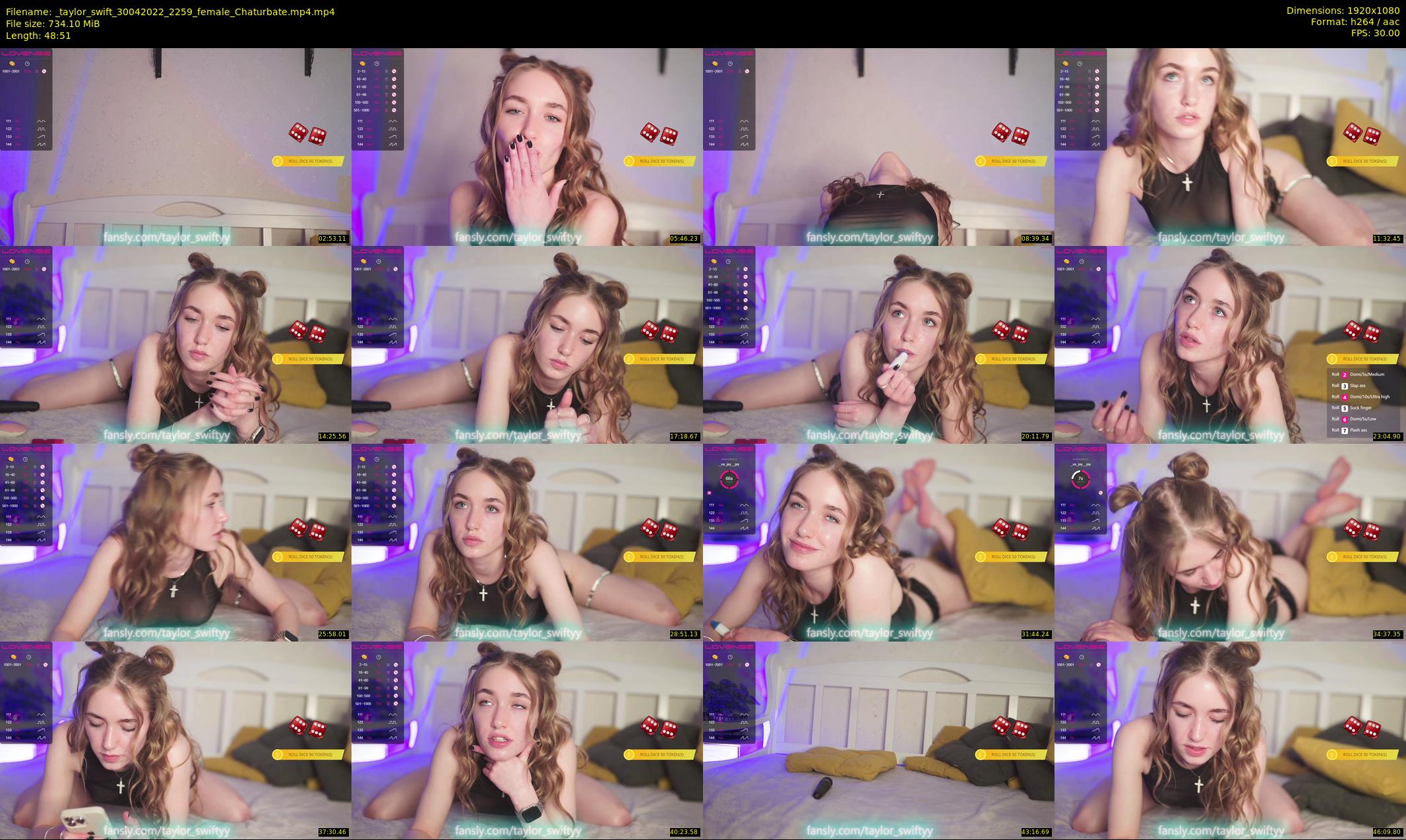 _taylor_swift — 49 minute Chaturbate female cam show recording, 1080p, Apr 30, 2022