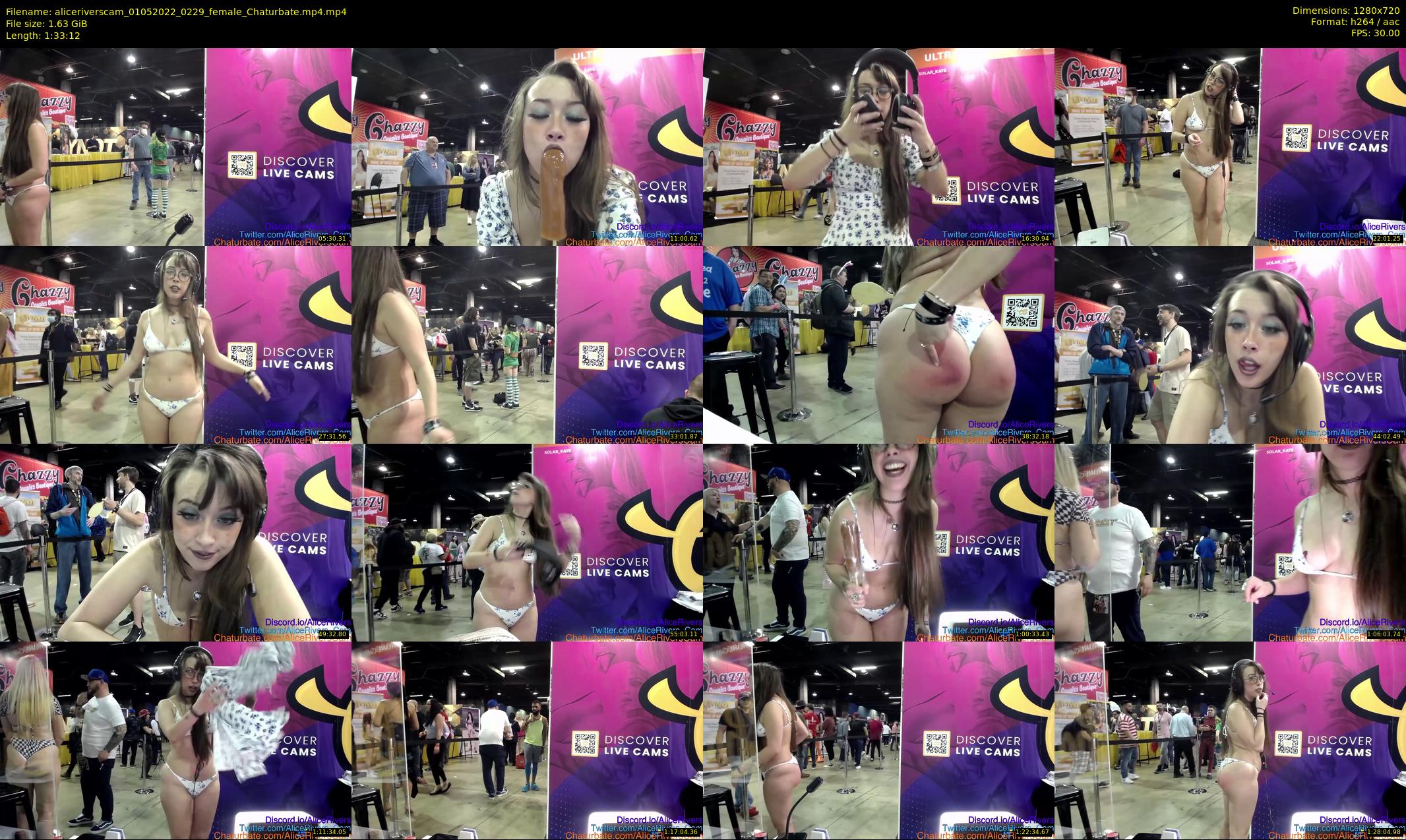 aliceriverscam — 94 minute Chaturbate female cam show recording, 720p, May 1, 2022