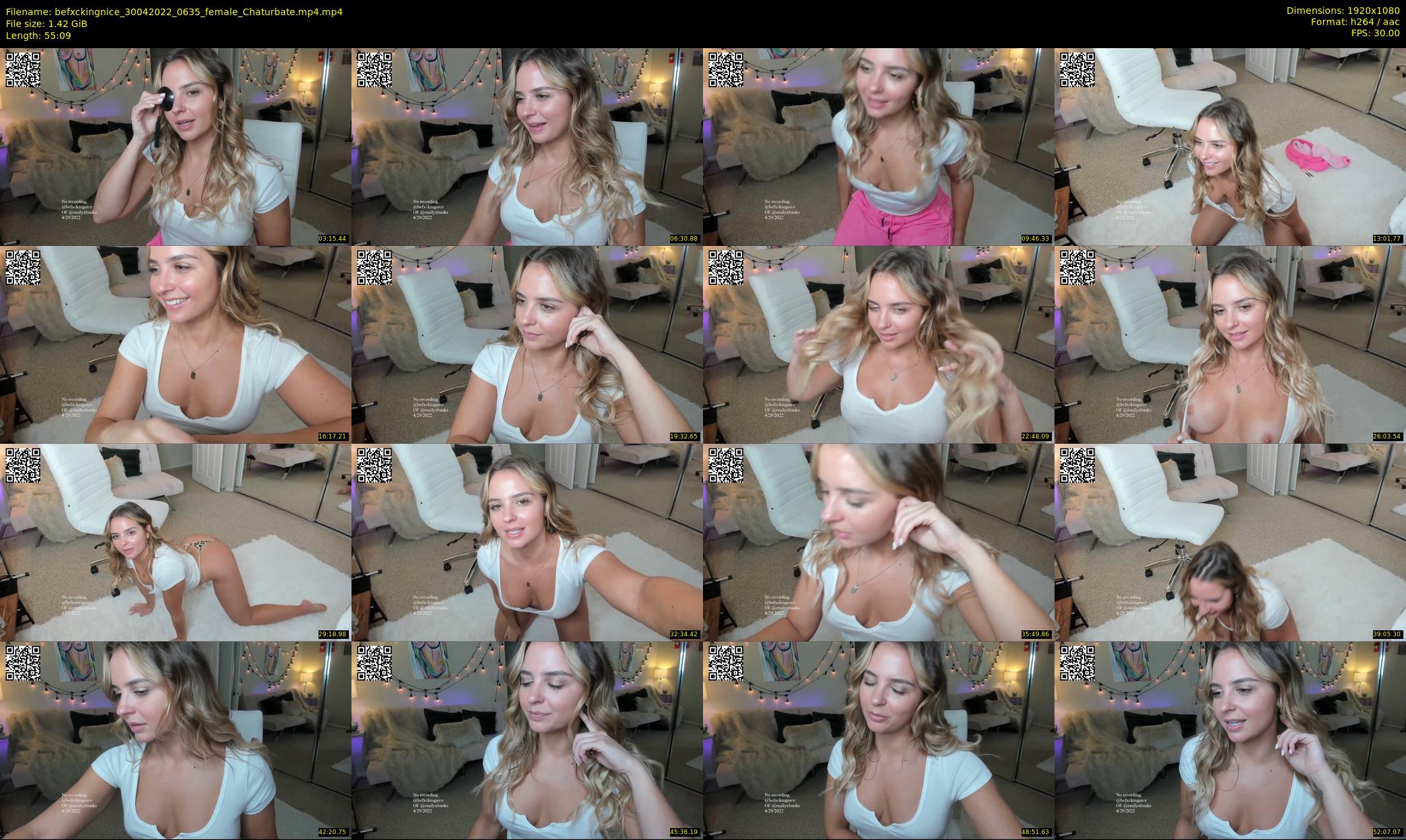 befxckingnice — 56 minute Chaturbate female cam show recording, 1080p, Apr 30, 2022