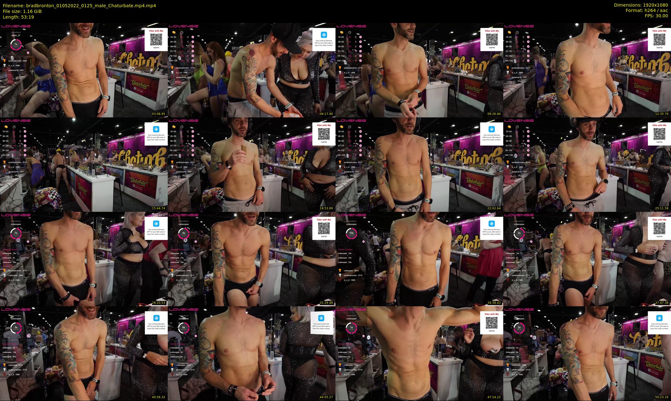 bradbronton — 54 minute Chaturbate male cam show recording, 1080p, May 1, 2022