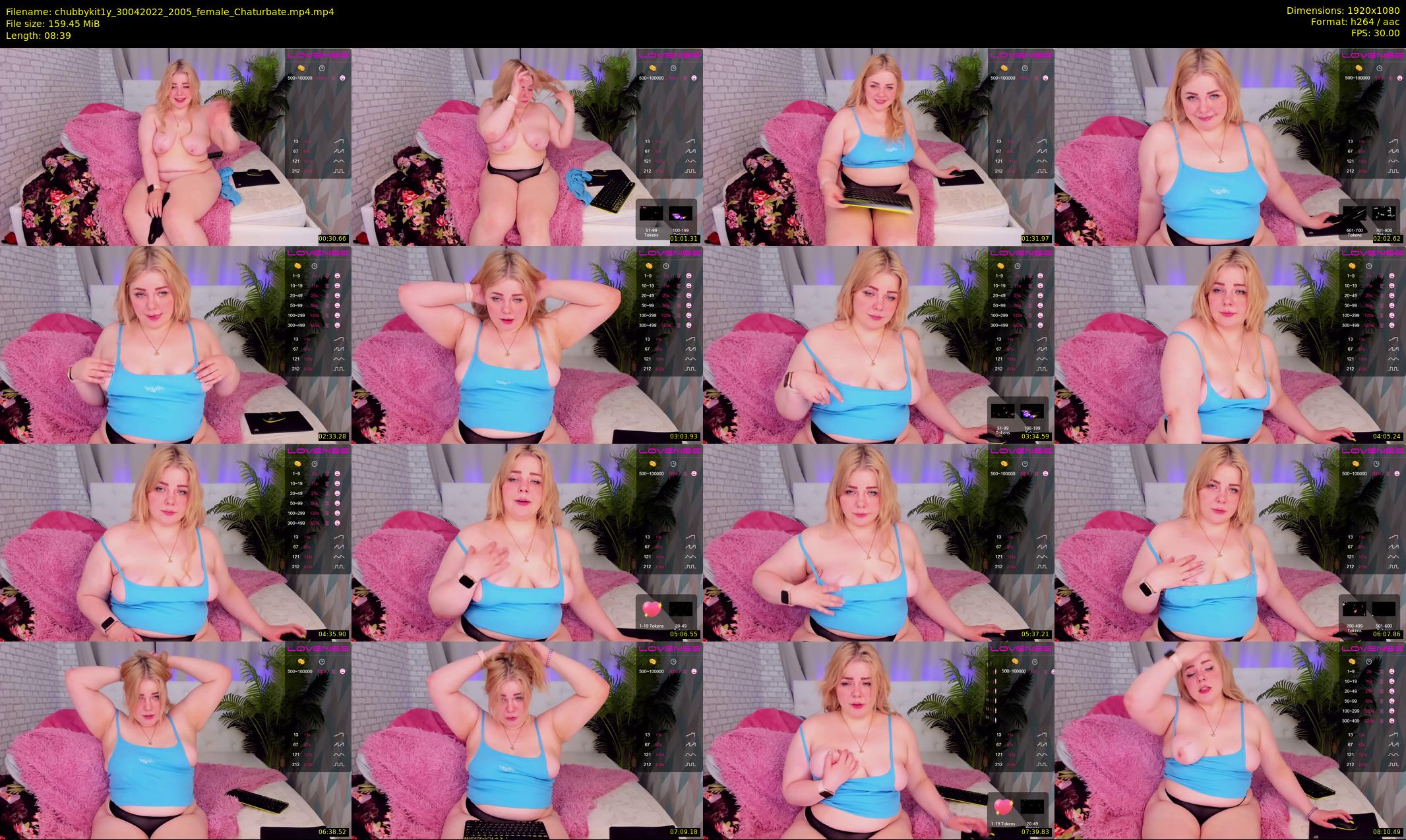 chubbykit1y — 9 minute Chaturbate female cam show recording, 1080p, Apr 30, 2022