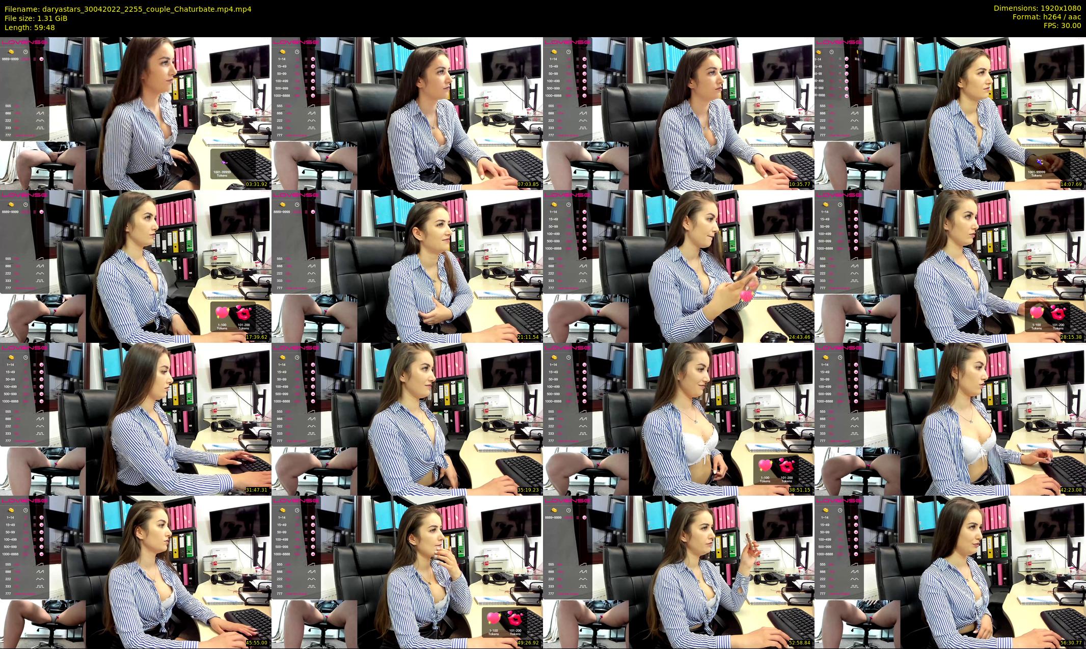 daryastars — 60 minute Chaturbate couple cam show recording, 1080p, Apr 30, 2022