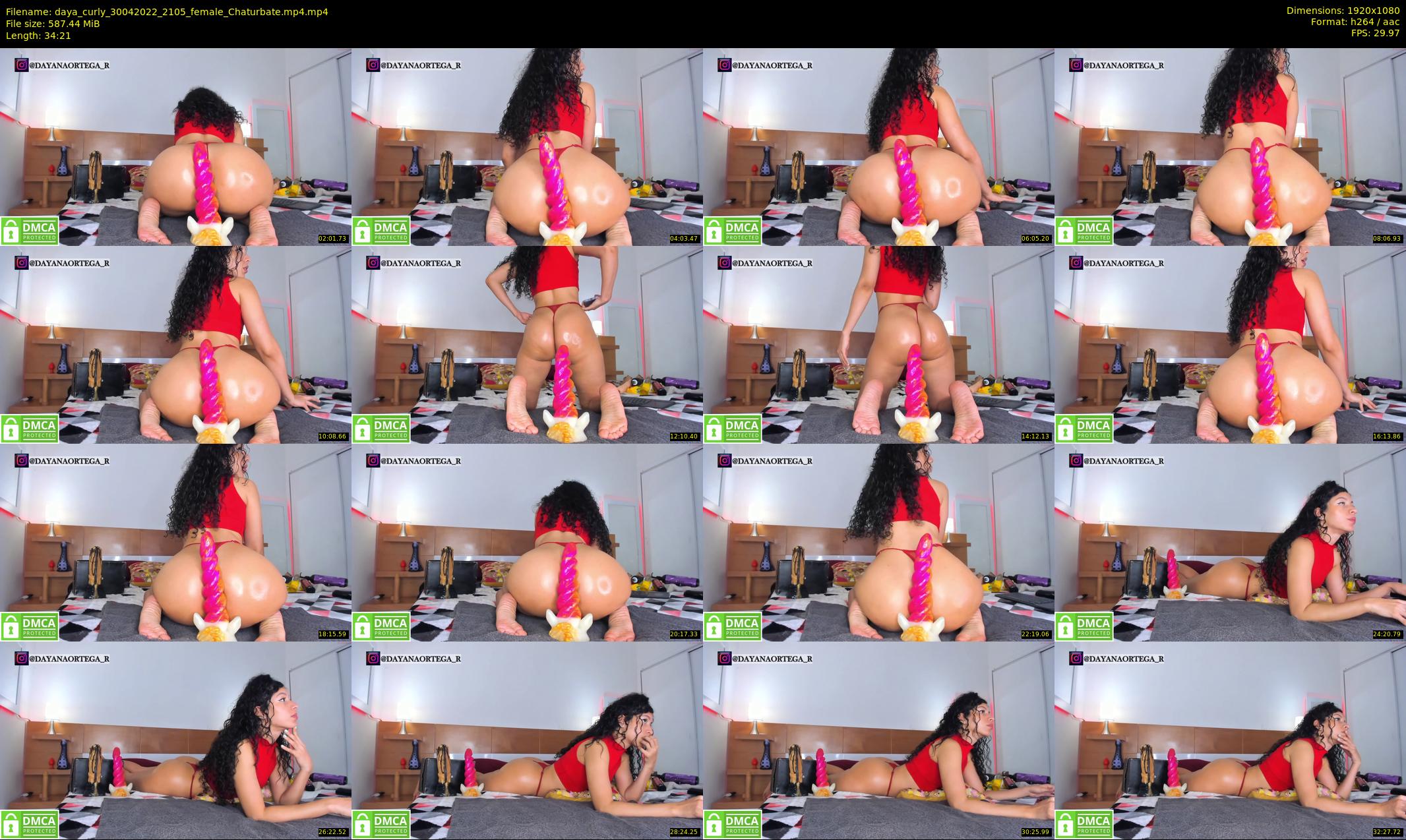 daya_curly — 35 minute Chaturbate female cam show recording, 1080p, Apr 30, 2022