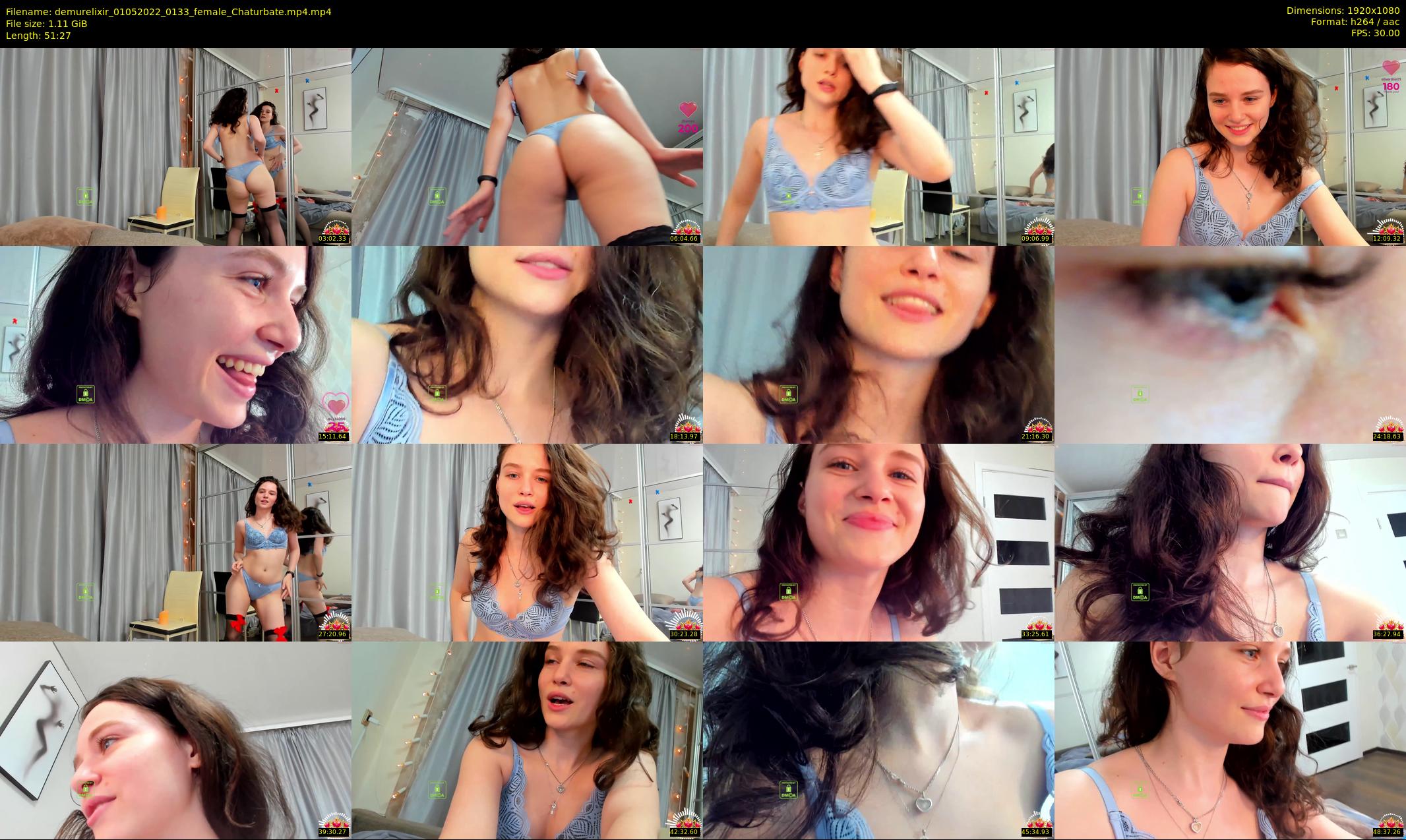 demurelixir — 52 minute Chaturbate female cam show recording, 1080p, May 1, 2022