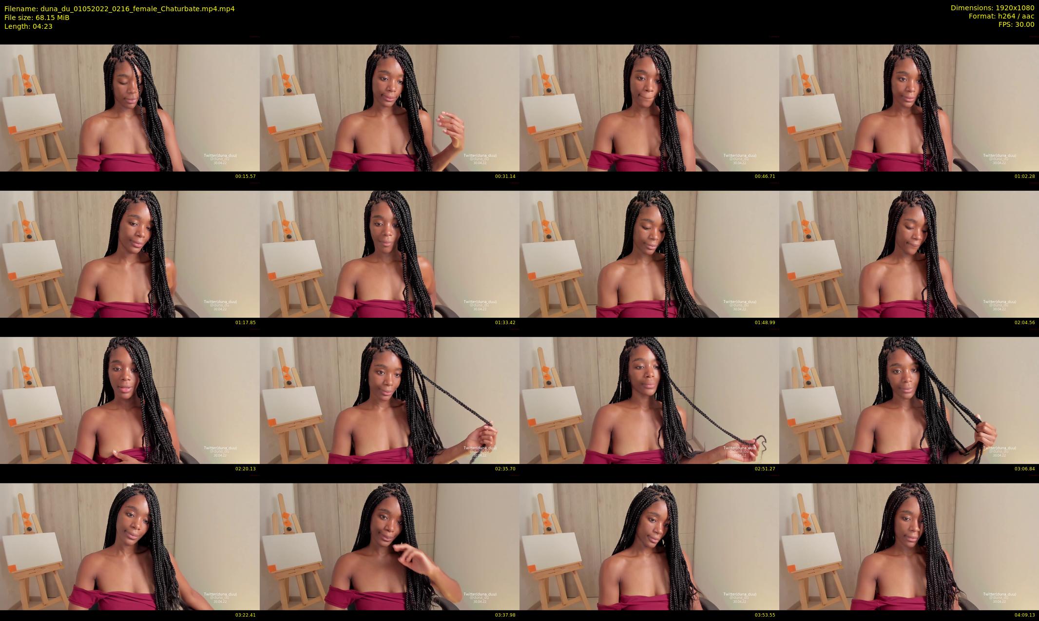 duna_du — 5 minute Chaturbate female cam show recording, 1080p, May 1, 2022