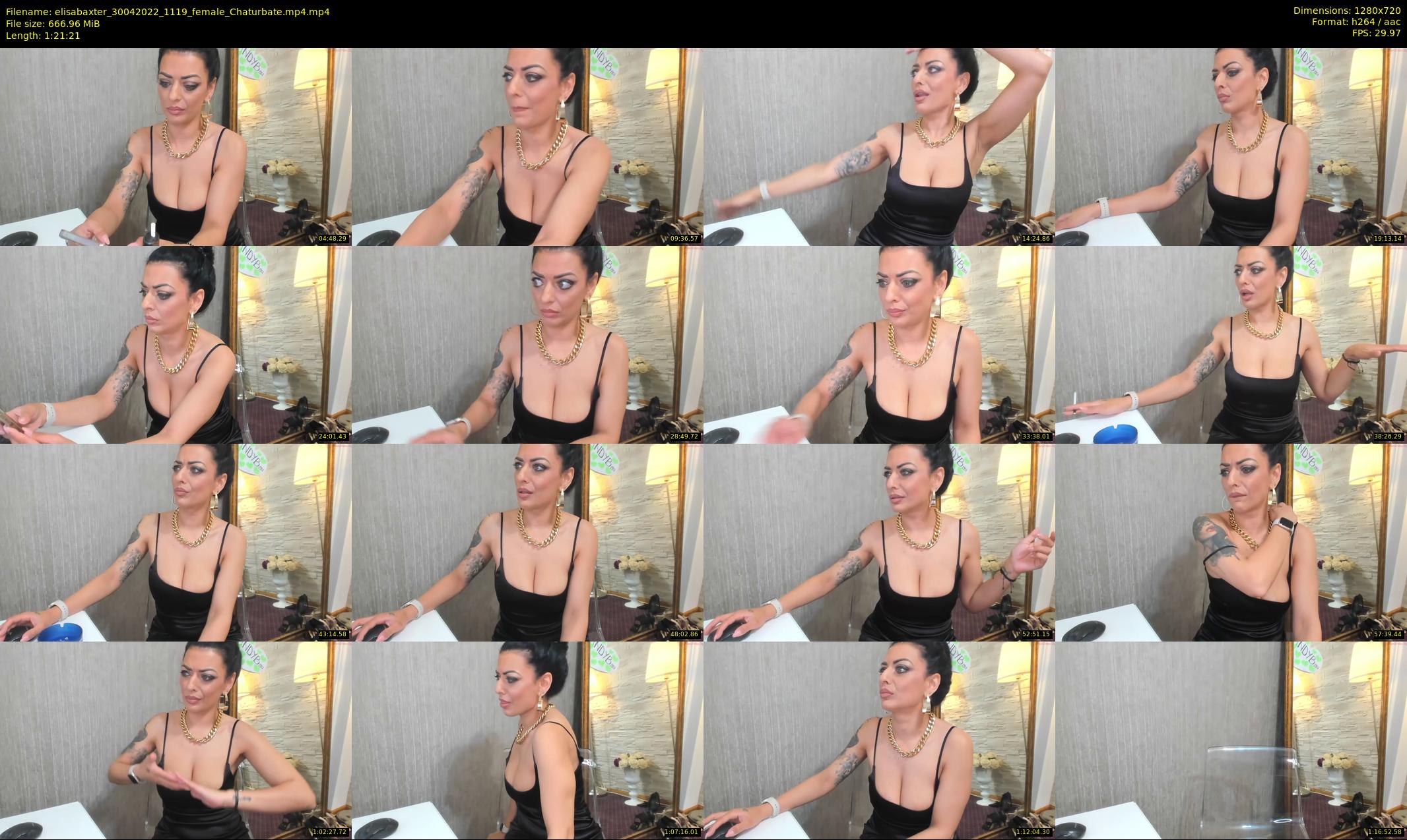 elisabaxter — 82 minute Chaturbate female cam show recording, 720p, Apr 30, 2022