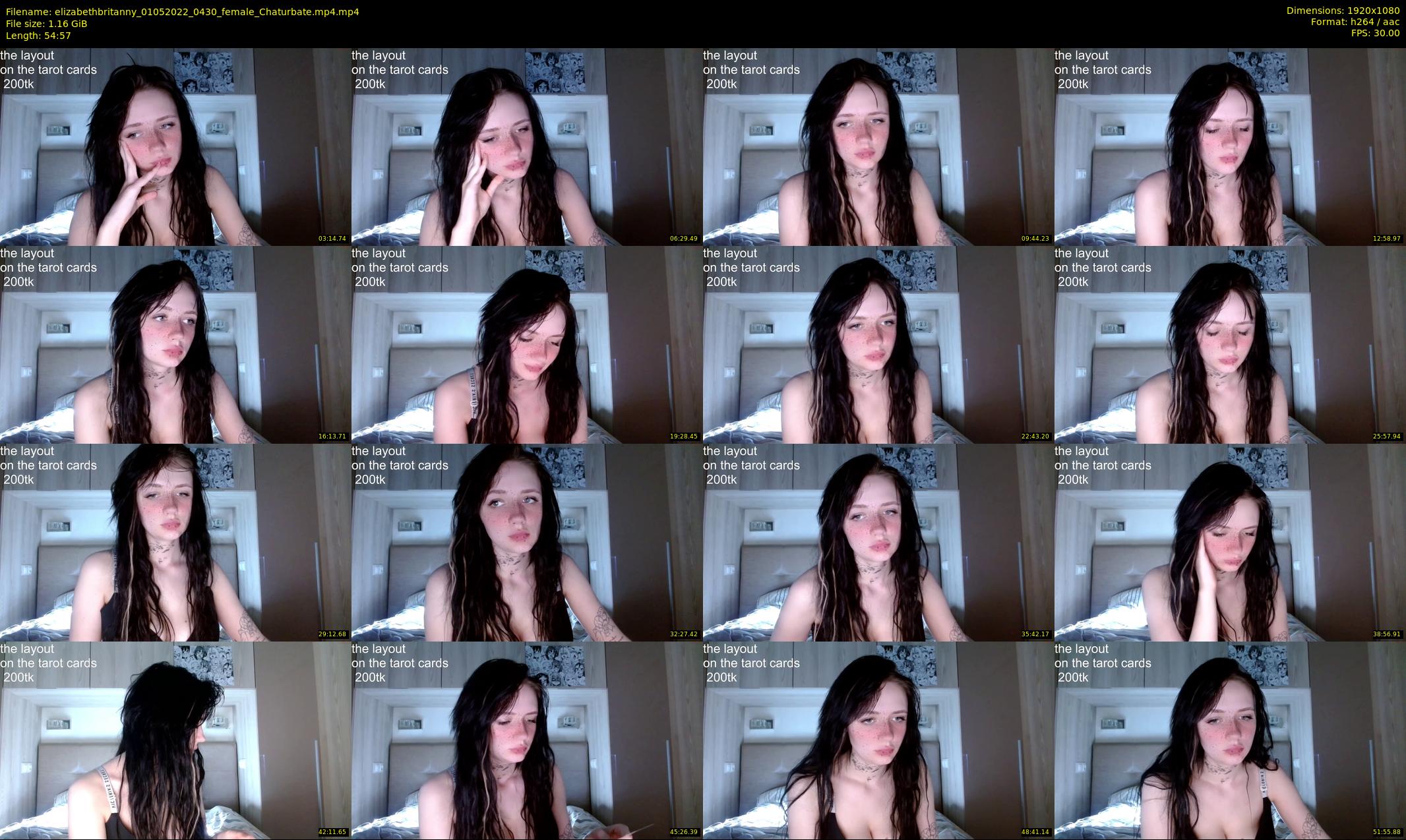 elizabethbritanny — 55 minute Chaturbate female cam show recording, 1080p, May 1, 2022