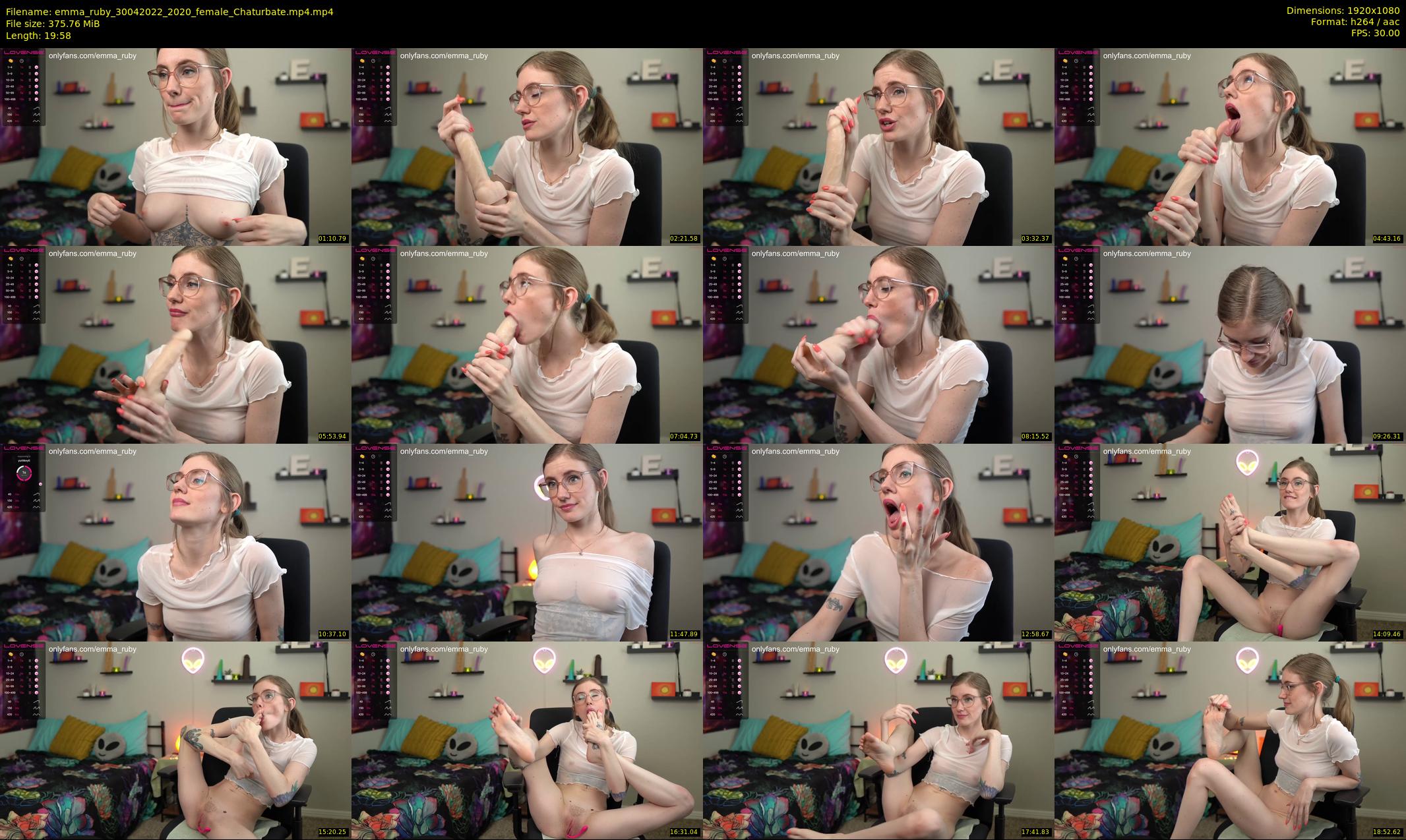 emma_ruby — 20 minute Chaturbate female cam show recording, 1080p, Apr 30, 2022