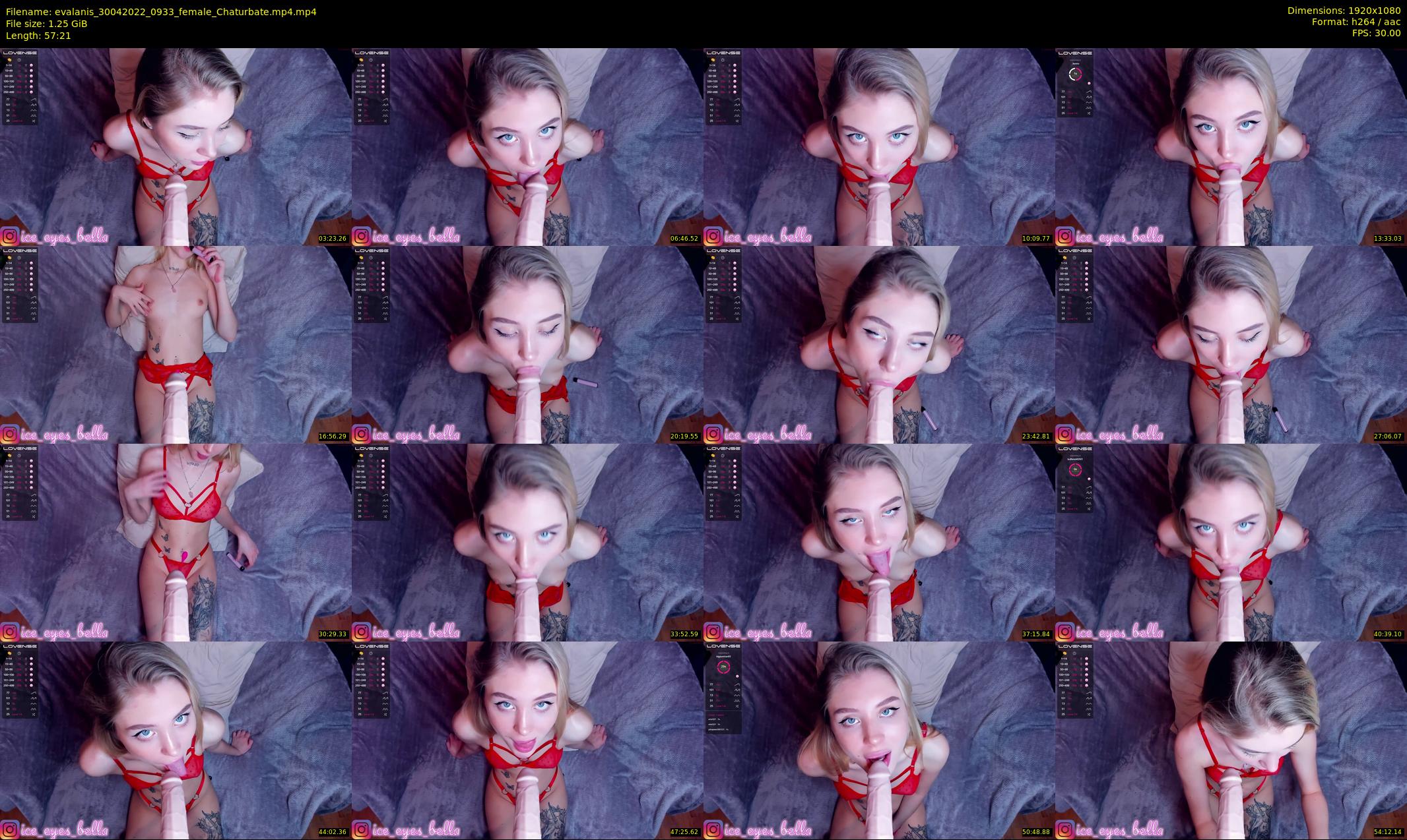 evalanis — 58 minute Chaturbate couple cam show recording, 1080p, Apr 30, 2022