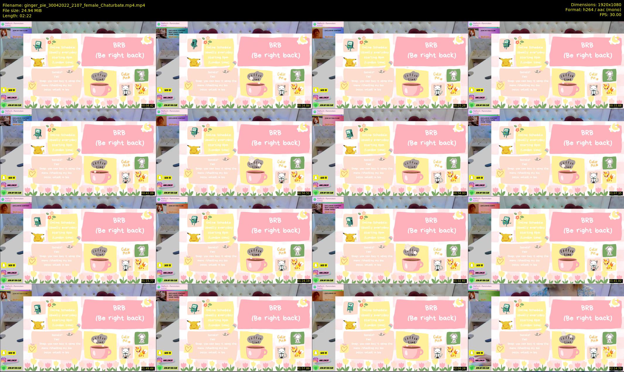 ginger_pie — 3 minute Chaturbate female cam show recording, 1080p, Apr 30, 2022