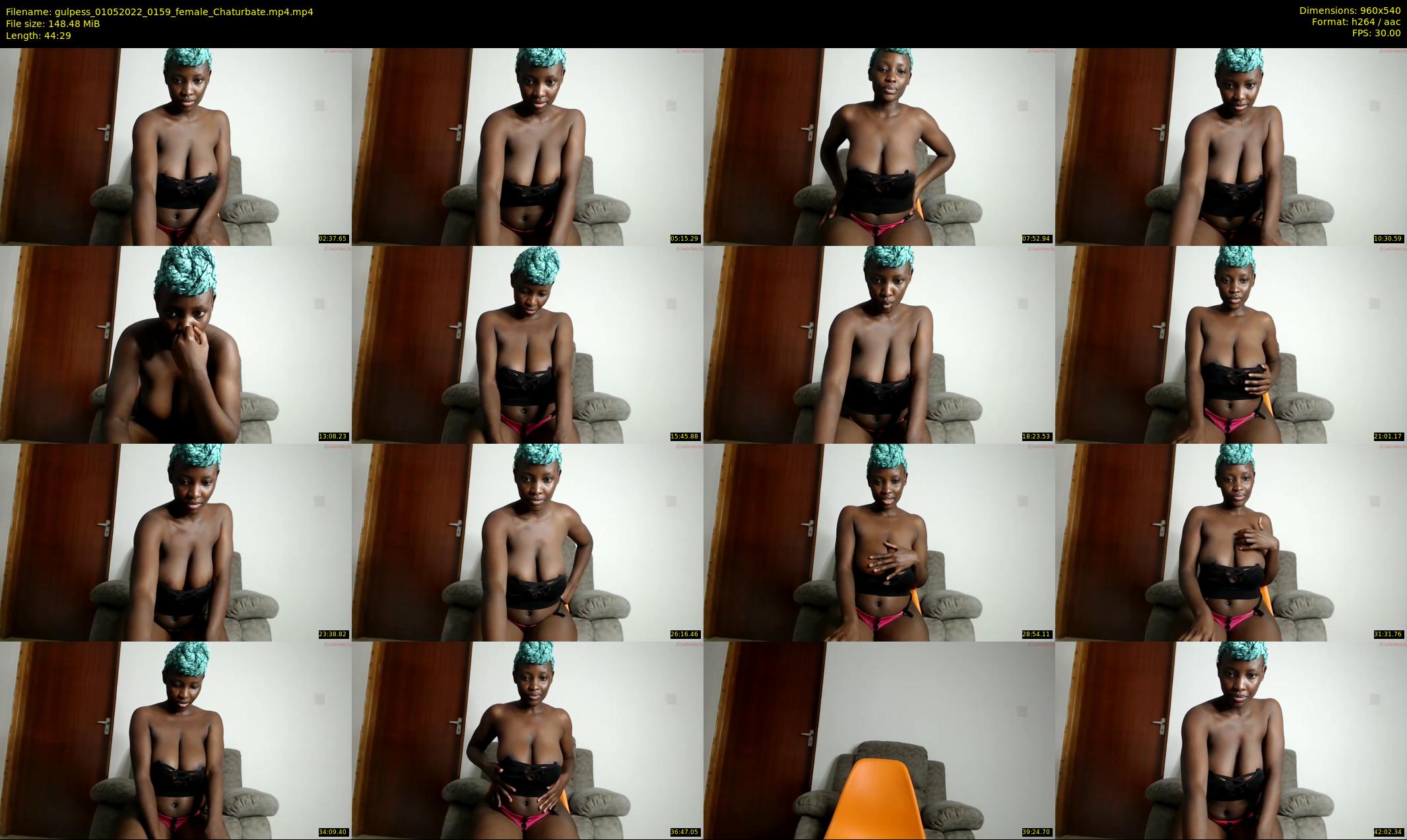 gulpess — 45 minute Chaturbate female cam show recording, 480p, May 1, 2022