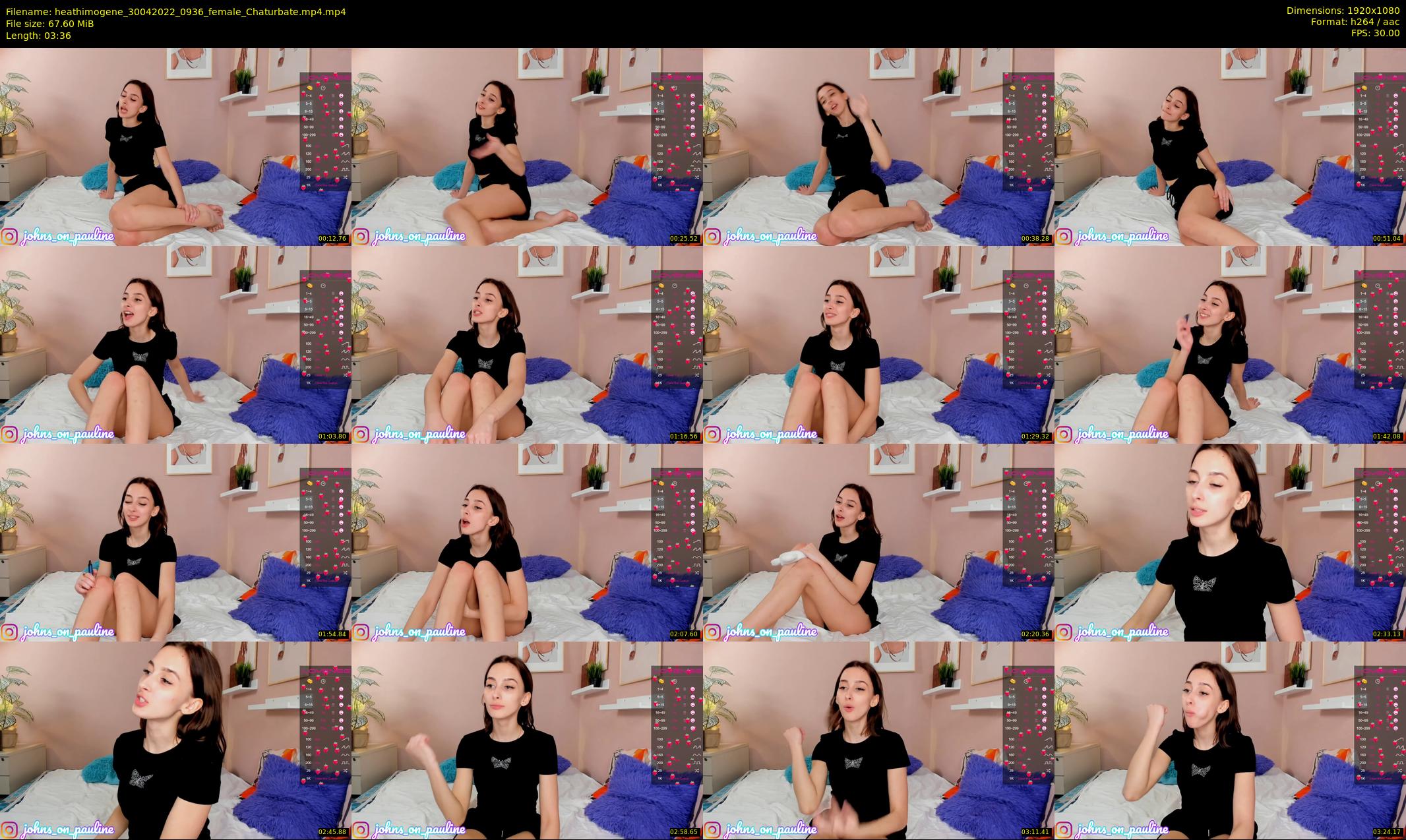 heathimogene — 4 minute Chaturbate female cam show recording, 1080p, Apr 30, 2022