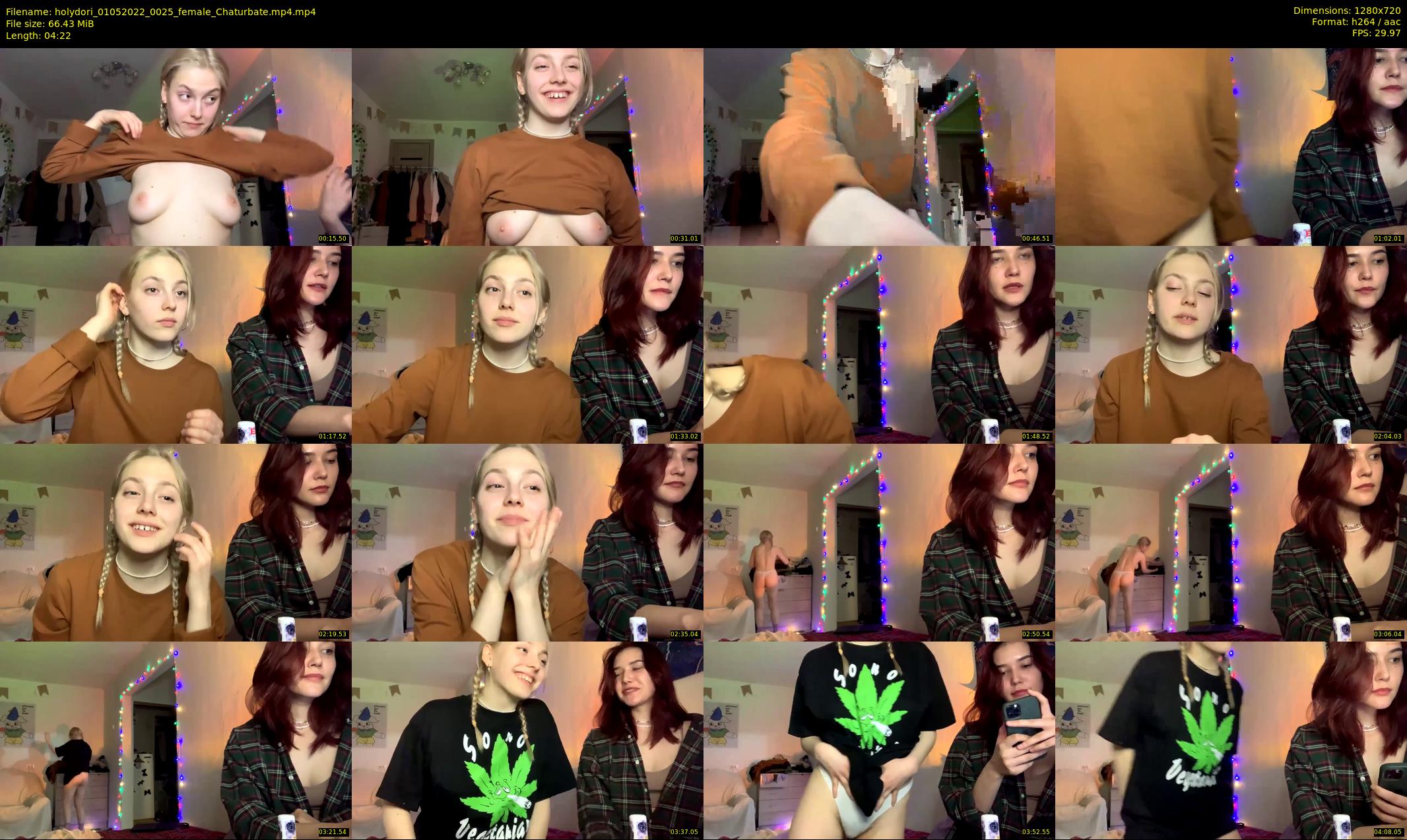 holydori — 5 minute Chaturbate female cam show recording, 720p, May 1, 2022