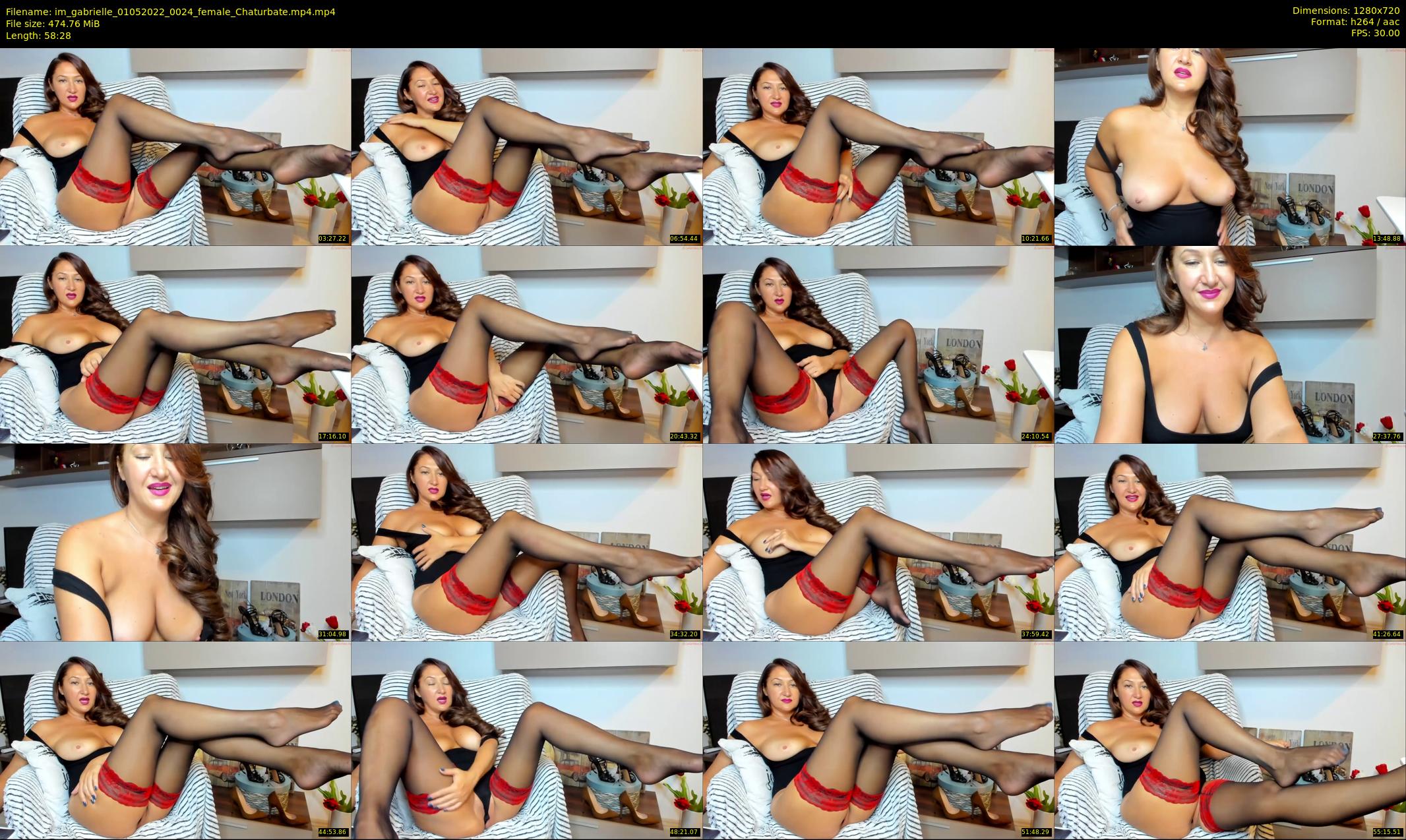 im_gabrielle — 59 minute Chaturbate female cam show recording, 720p, May 1, 2022
