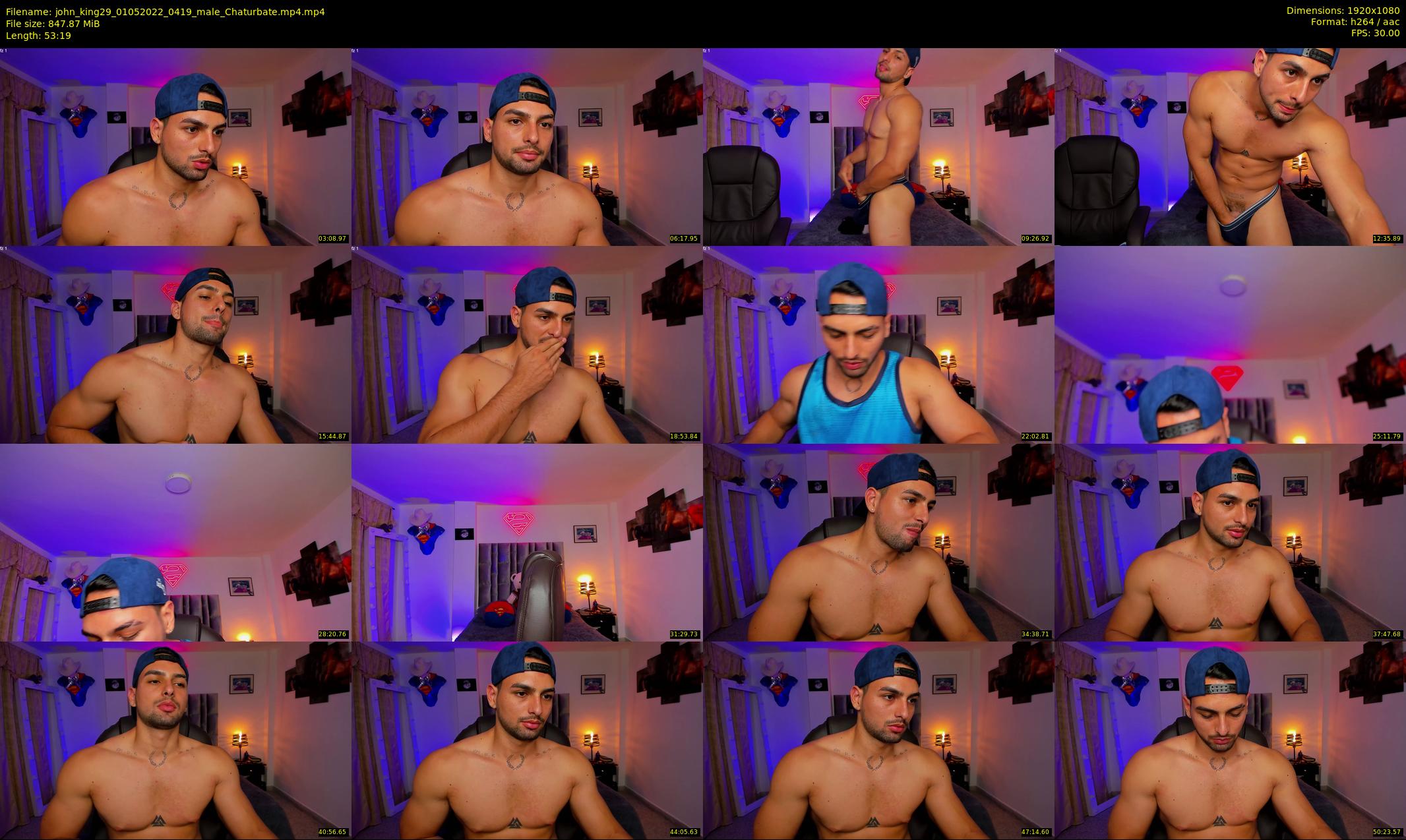 john_king29 — 54 minute Chaturbate male cam show recording, 1080p, May 1, 2022