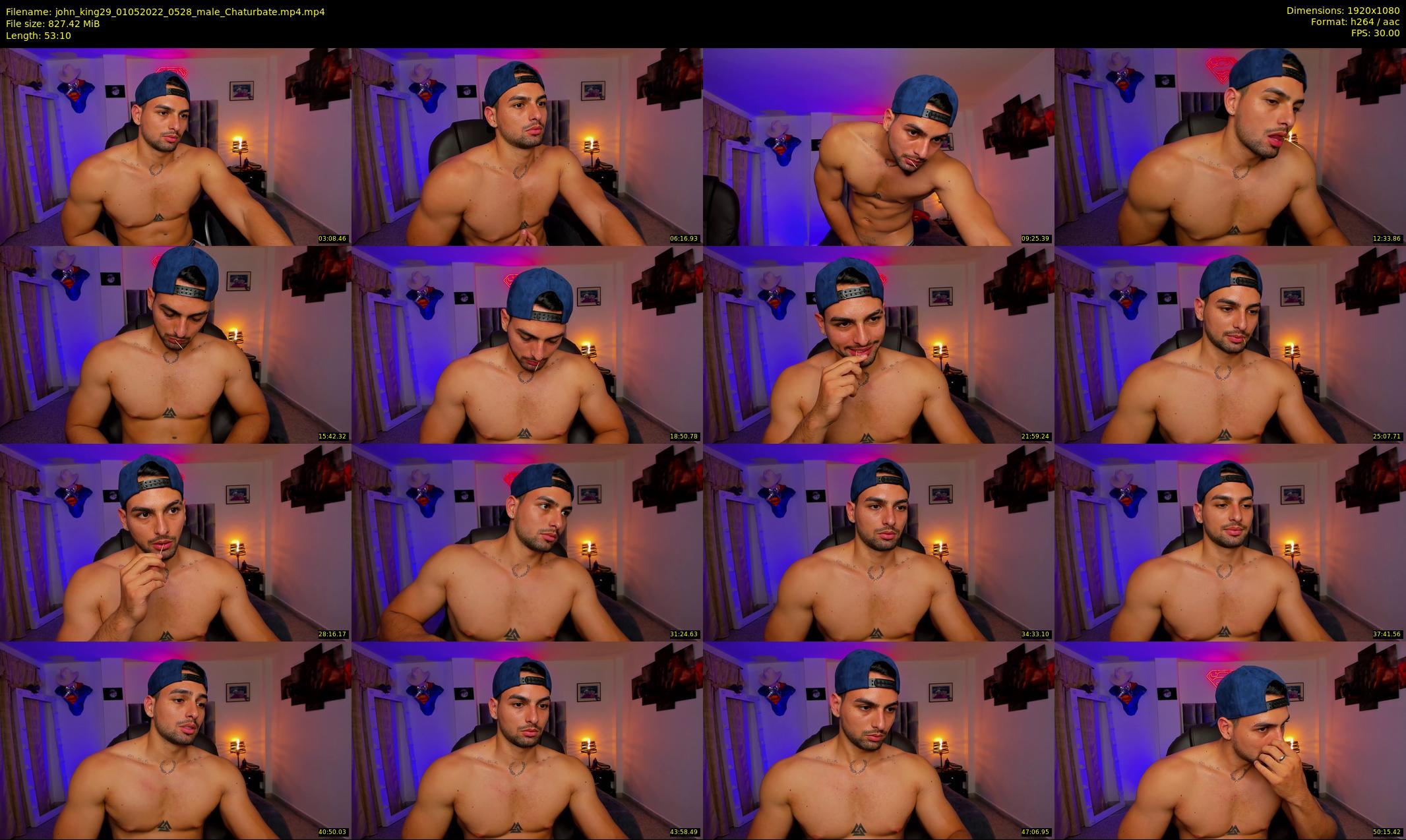 john_king29 — 54 minute Chaturbate male cam show recording, 1080p, May 1, 2022