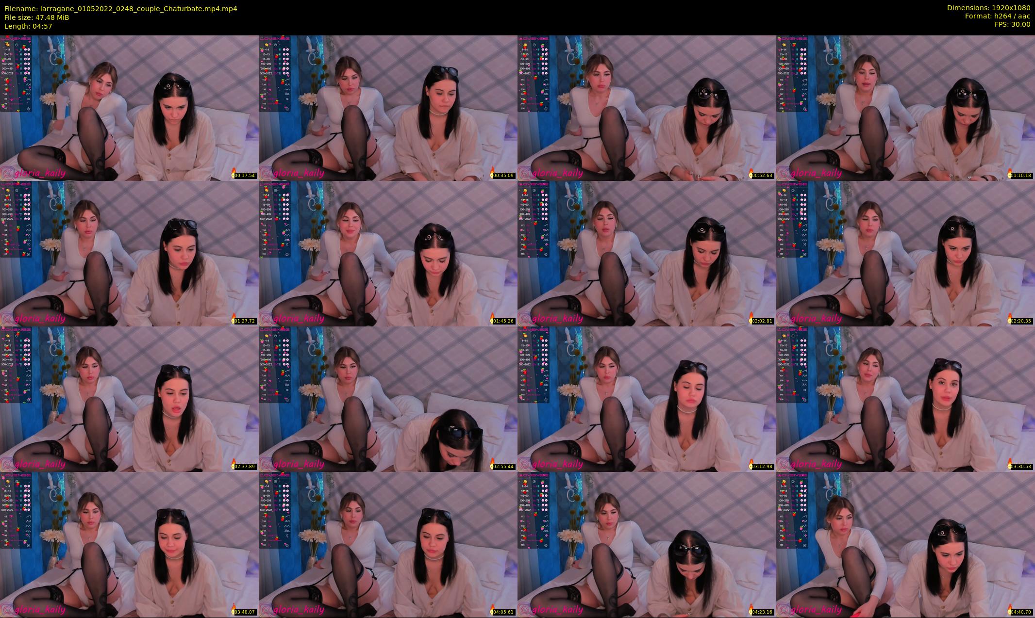 larragane — 5 minute Chaturbate couple cam show recording, 1080p, May 1, 2022