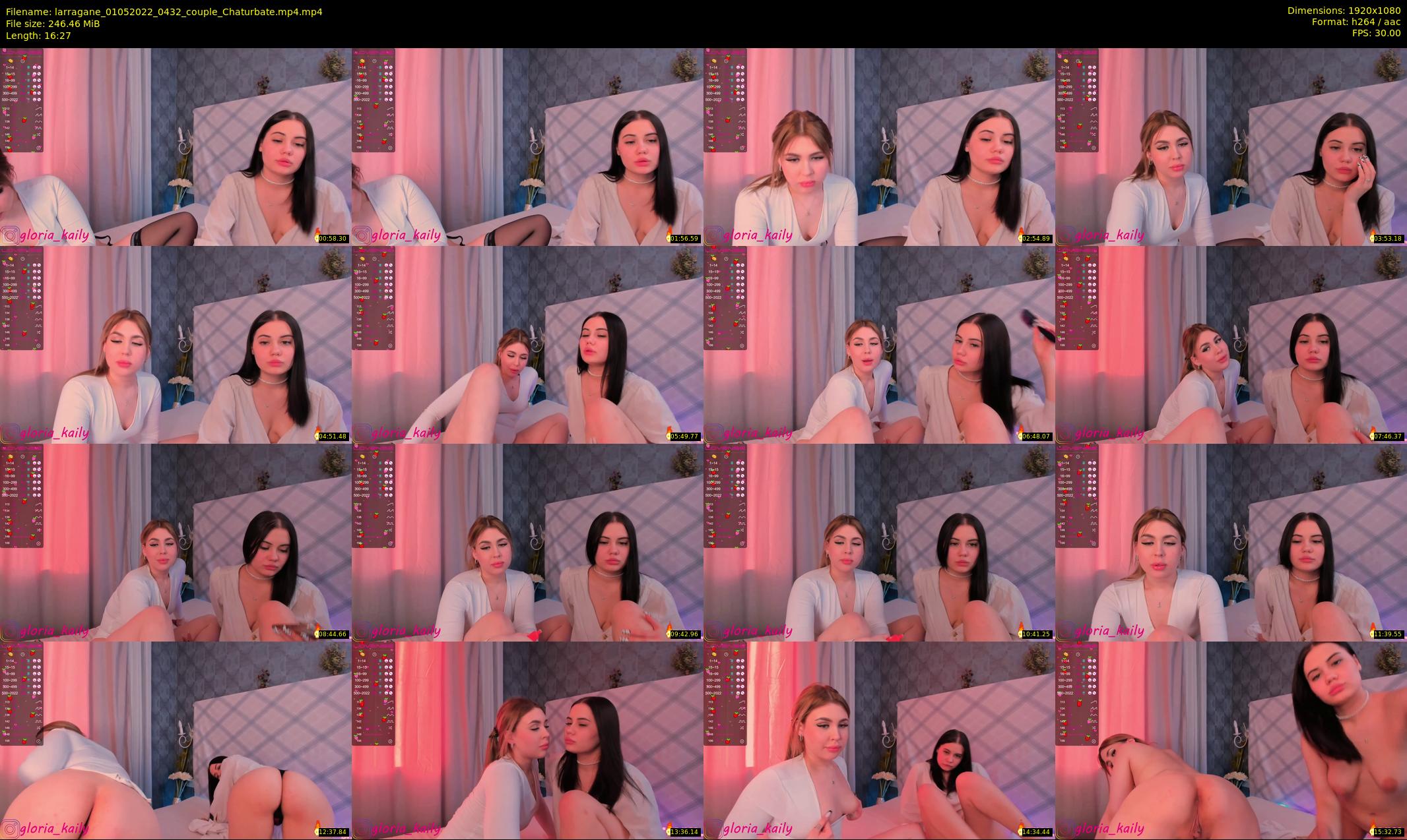 larragane — 17 minute Chaturbate couple cam show recording, 1080p, May 1, 2022