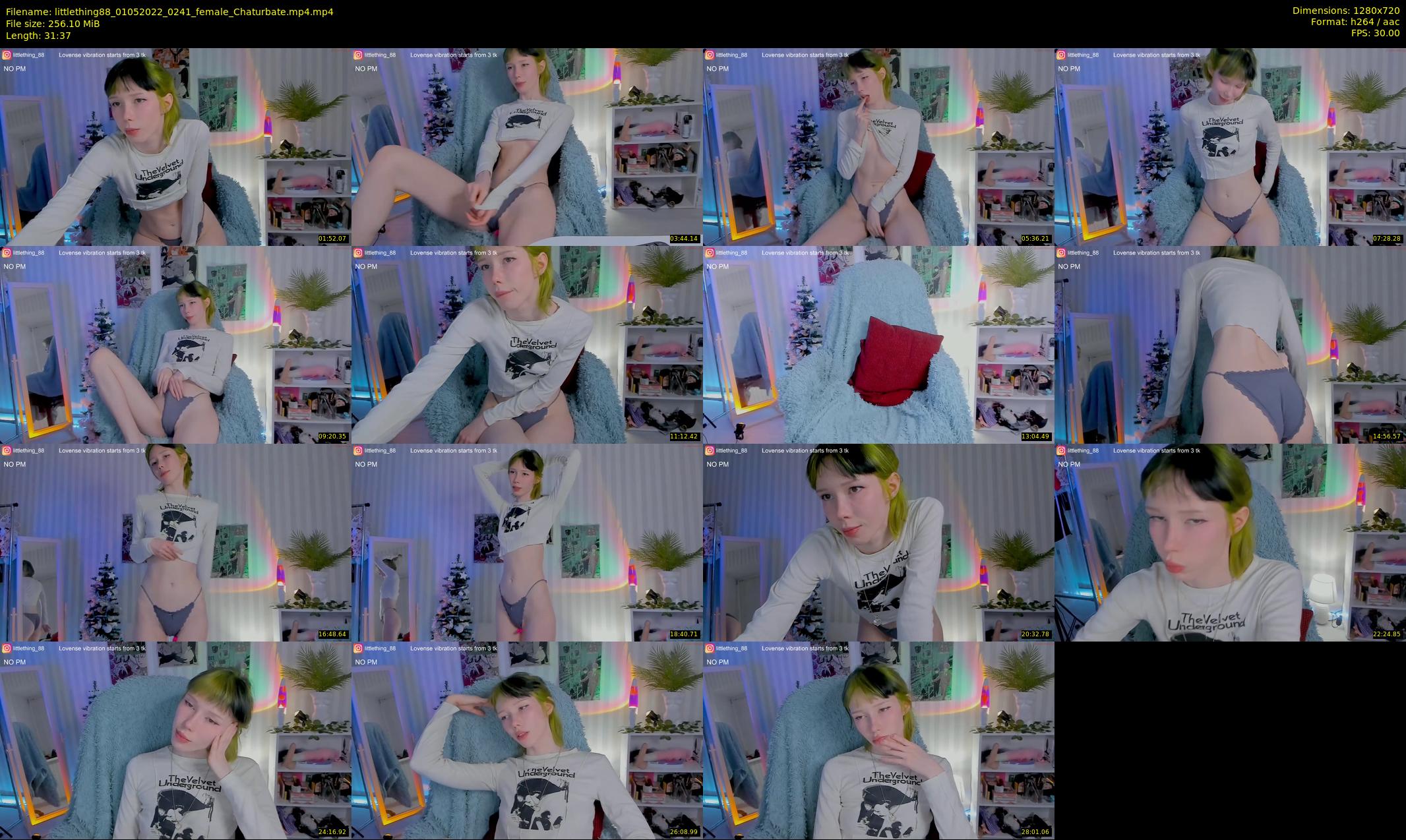 littlething88 — 32 minute Chaturbate female cam show recording, 720p, May 1, 2022