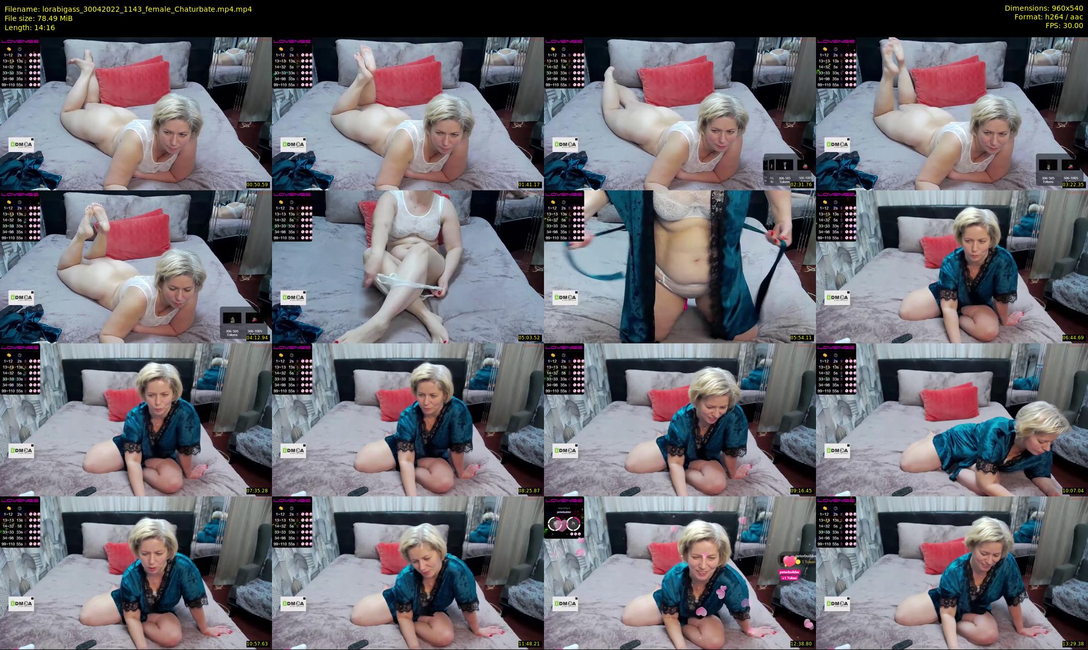 lorabigass — 15 minute Chaturbate female cam show recording, 480p, Apr 30, 2022