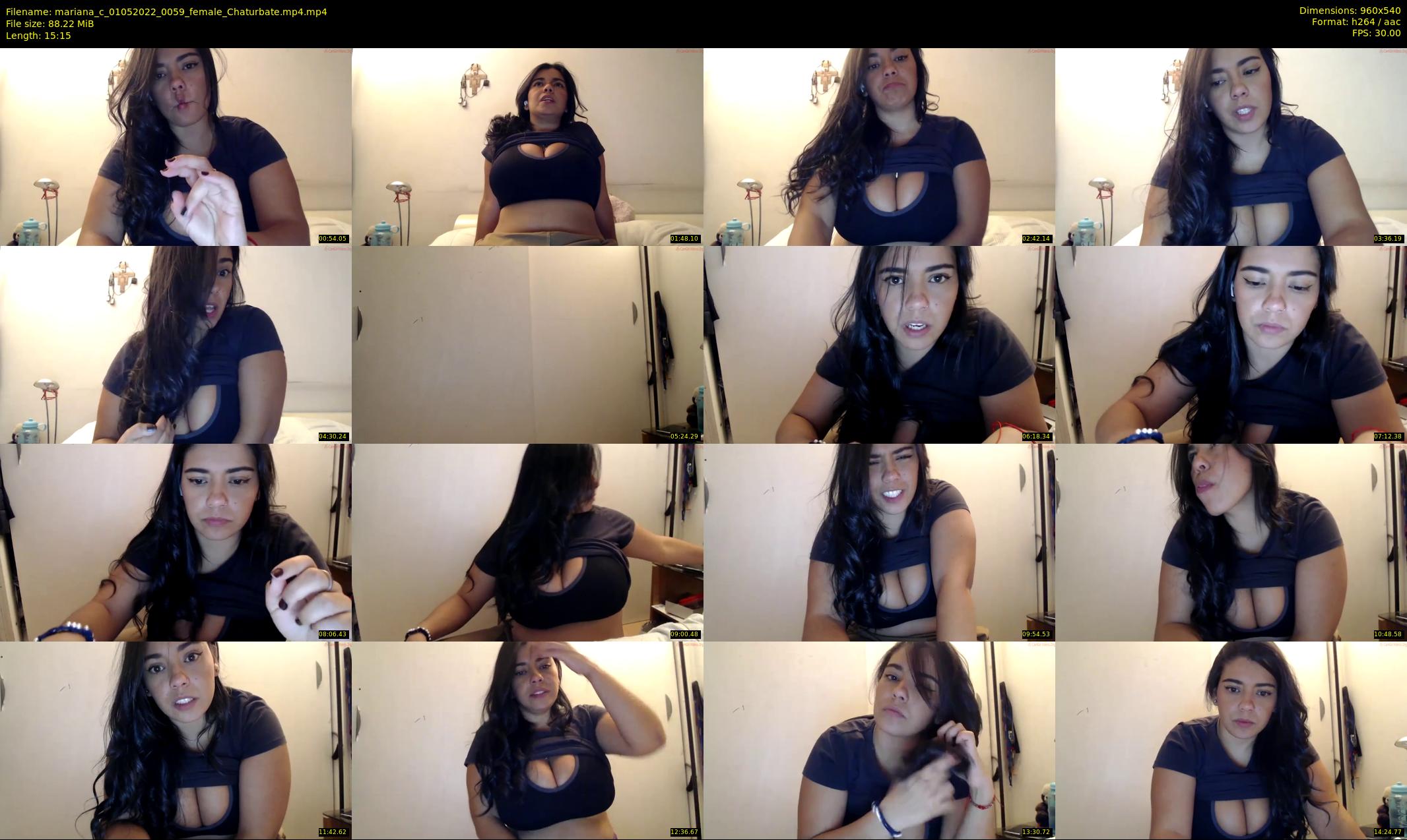 mariana_c — 16 minute Chaturbate female cam show recording, 480p, May 1, 2022