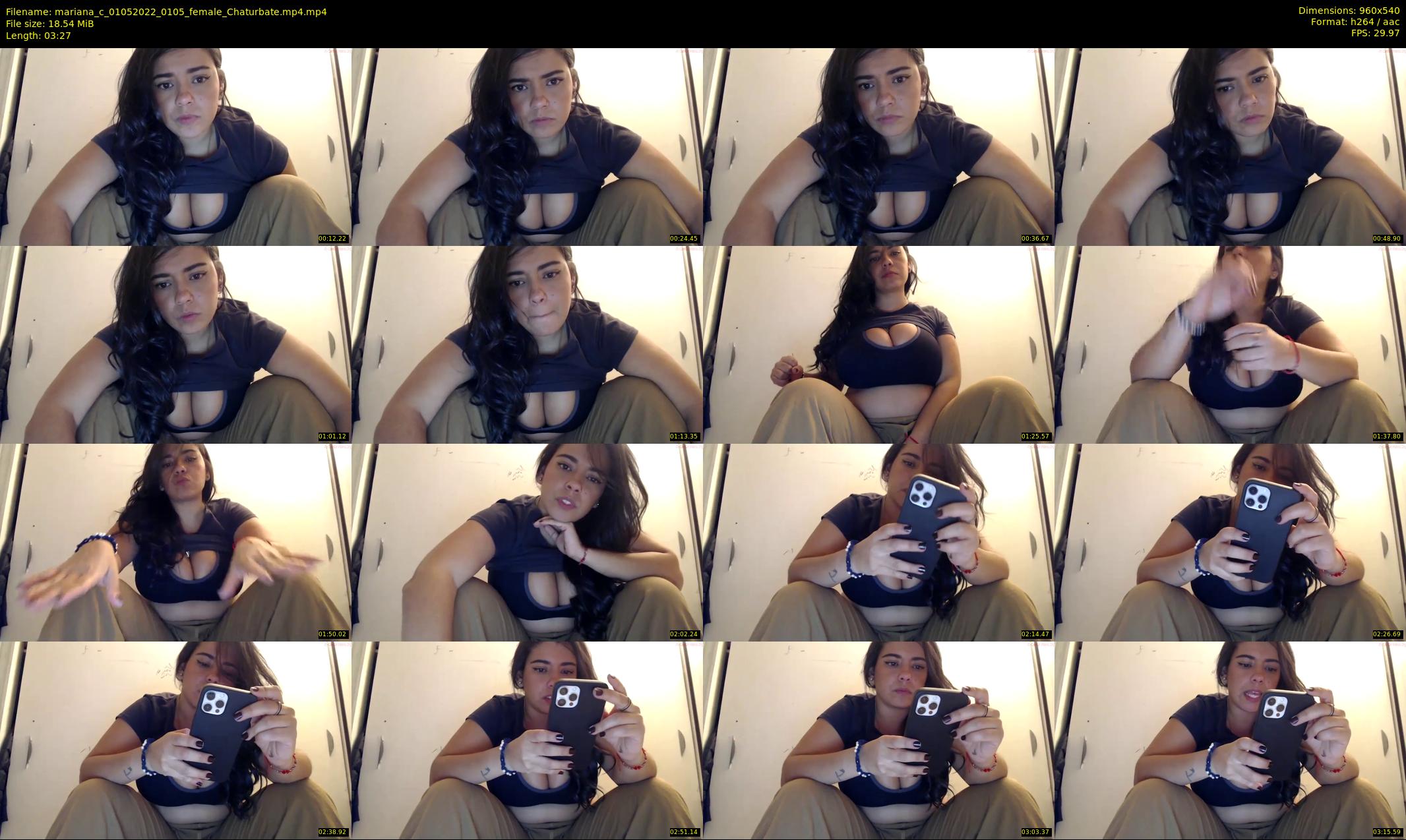 mariana_c — 4 minute Chaturbate female cam show recording, 480p, May 1, 2022