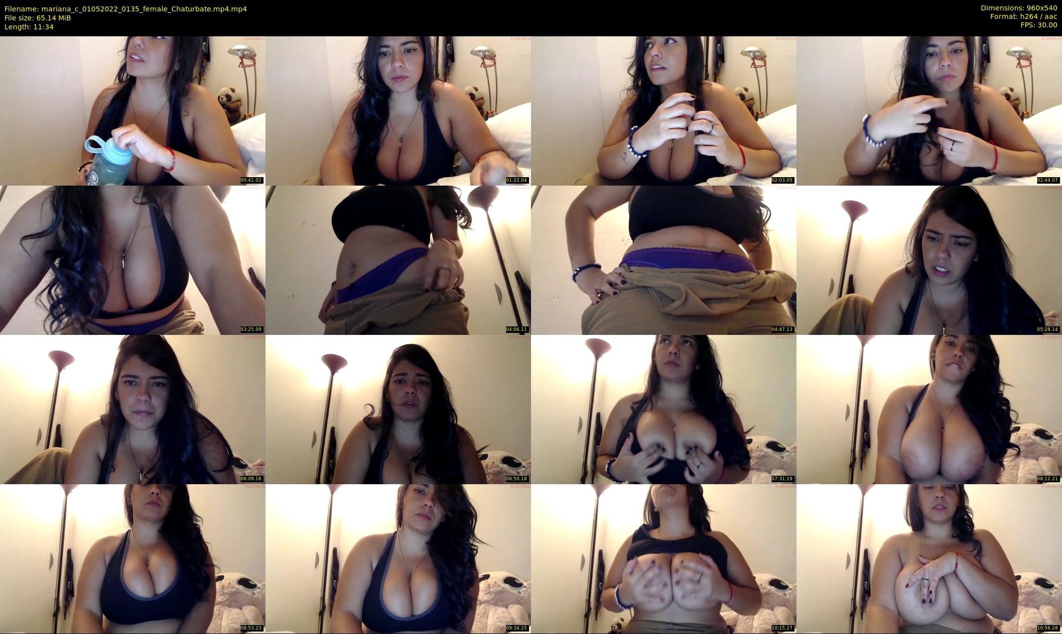 mariana_c — 12 minute Chaturbate female cam show recording, 480p, May 1, 2022