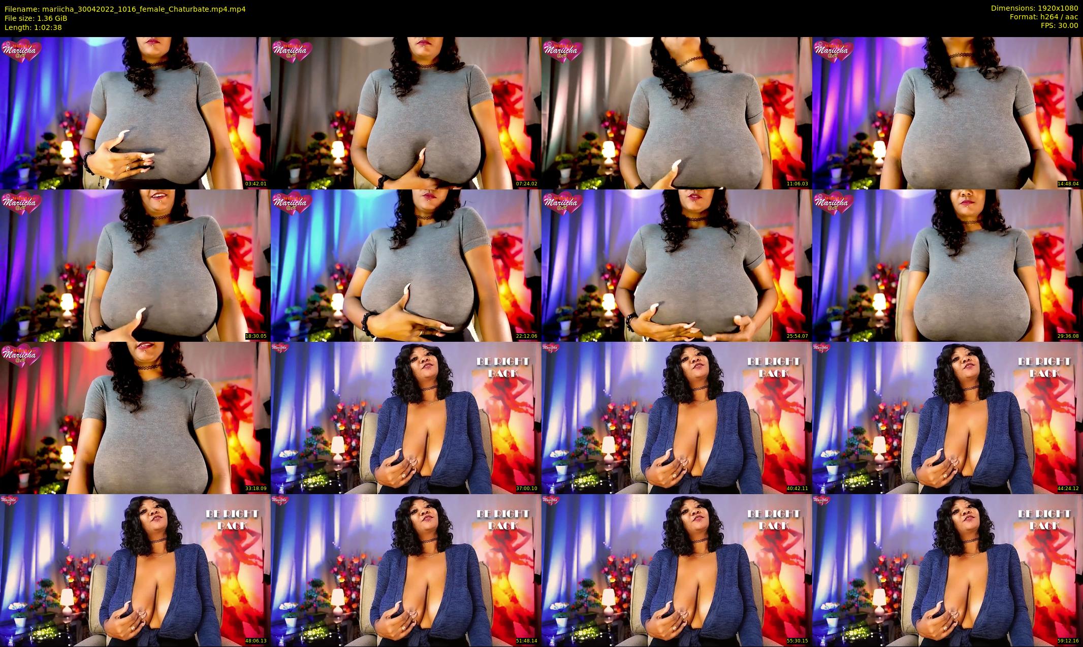 mariicha — 63 minute Chaturbate female cam show recording, 1080p, Apr 30, 2022