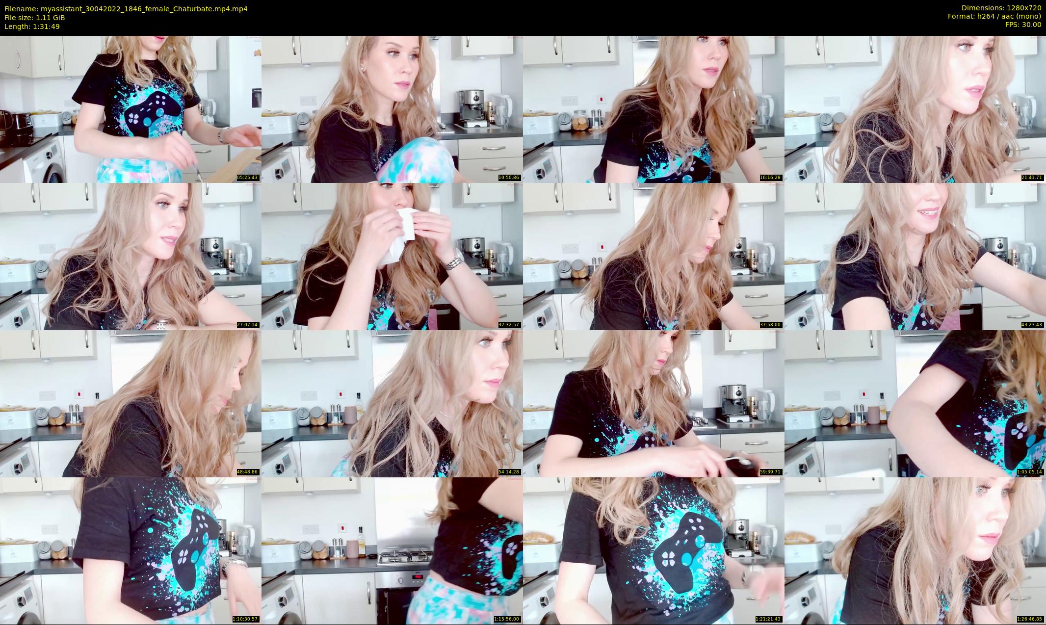 myassistant — 92 minute Chaturbate female cam show recording, 720p, Apr 30, 2022