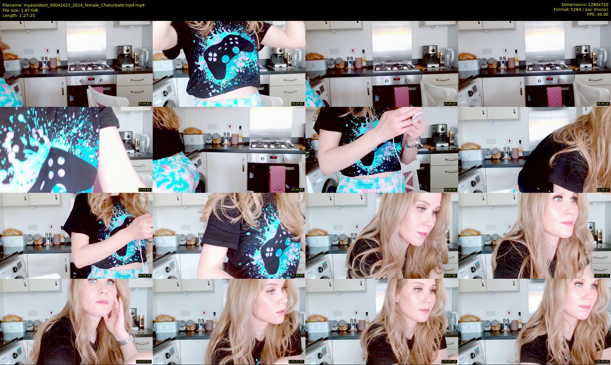 myassistant — 88 minute Chaturbate female cam show recording, 720p, Apr 30, 2022