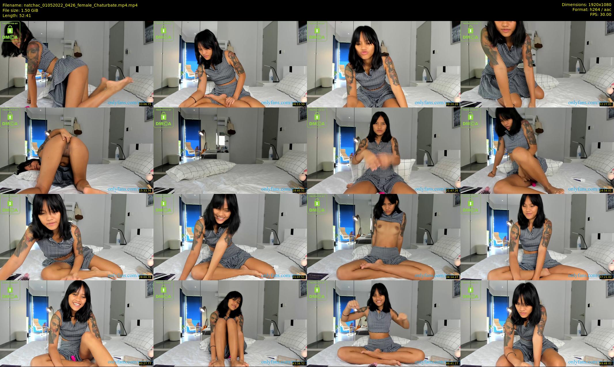 natchac — 53 minute Chaturbate female cam show recording, 1080p, May 1, 2022
