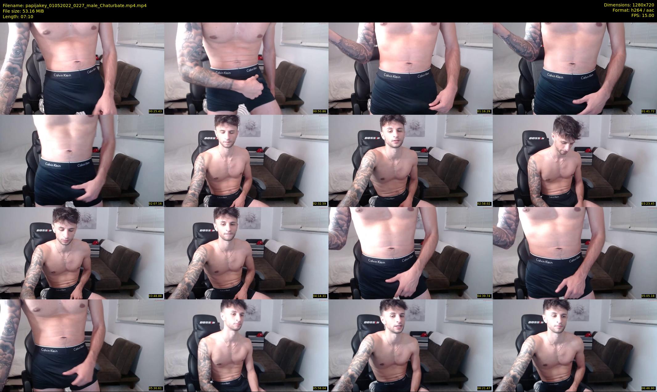 papijakey — 8 minute Chaturbate male cam show recording, 720p, May 1, 2022