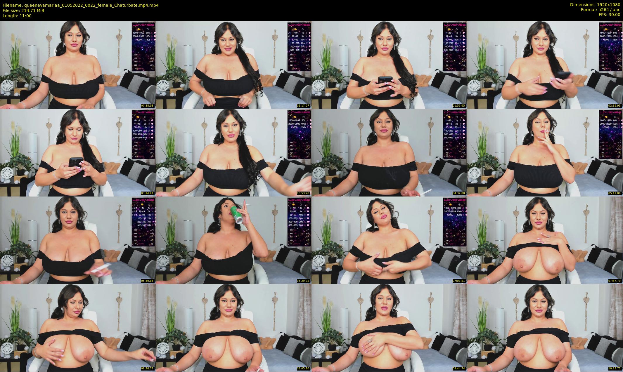 queenevamariaa — 11 minute Chaturbate female cam show recording, 1080p, May 1, 2022