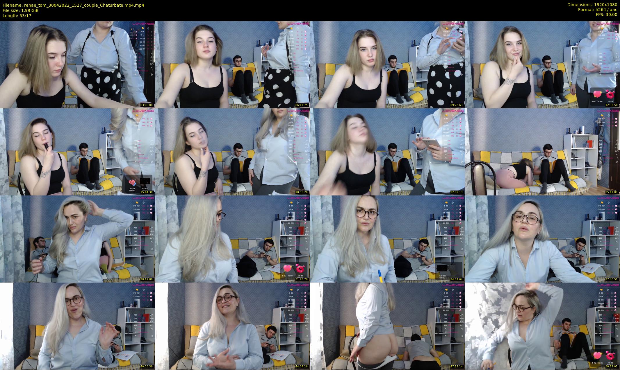 renae_tom — 54 minute Chaturbate couple cam show recording, 1080p, Apr 30, 2022