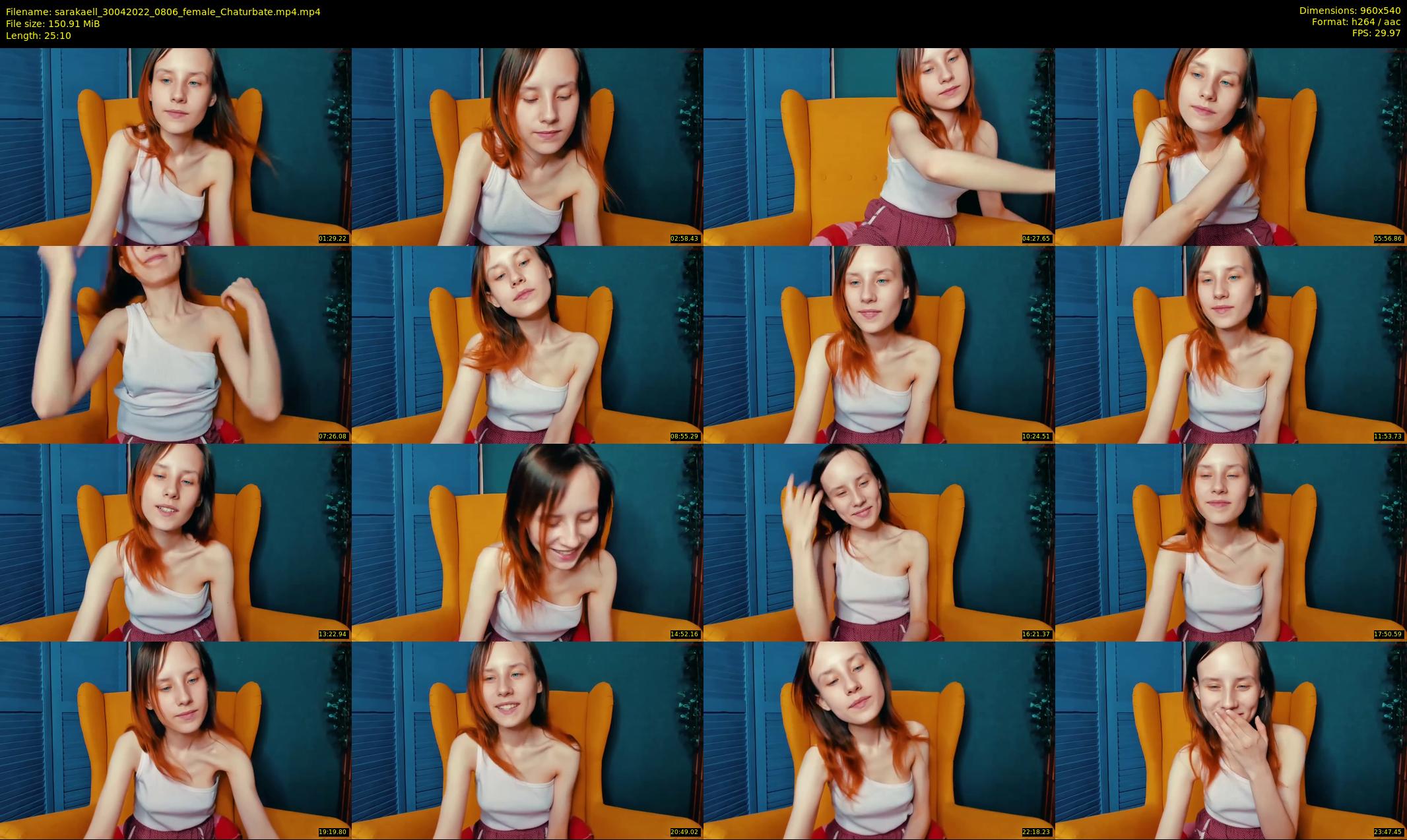 sarakaell — 26 minute Chaturbate female cam show recording, 480p, Apr 30, 2022