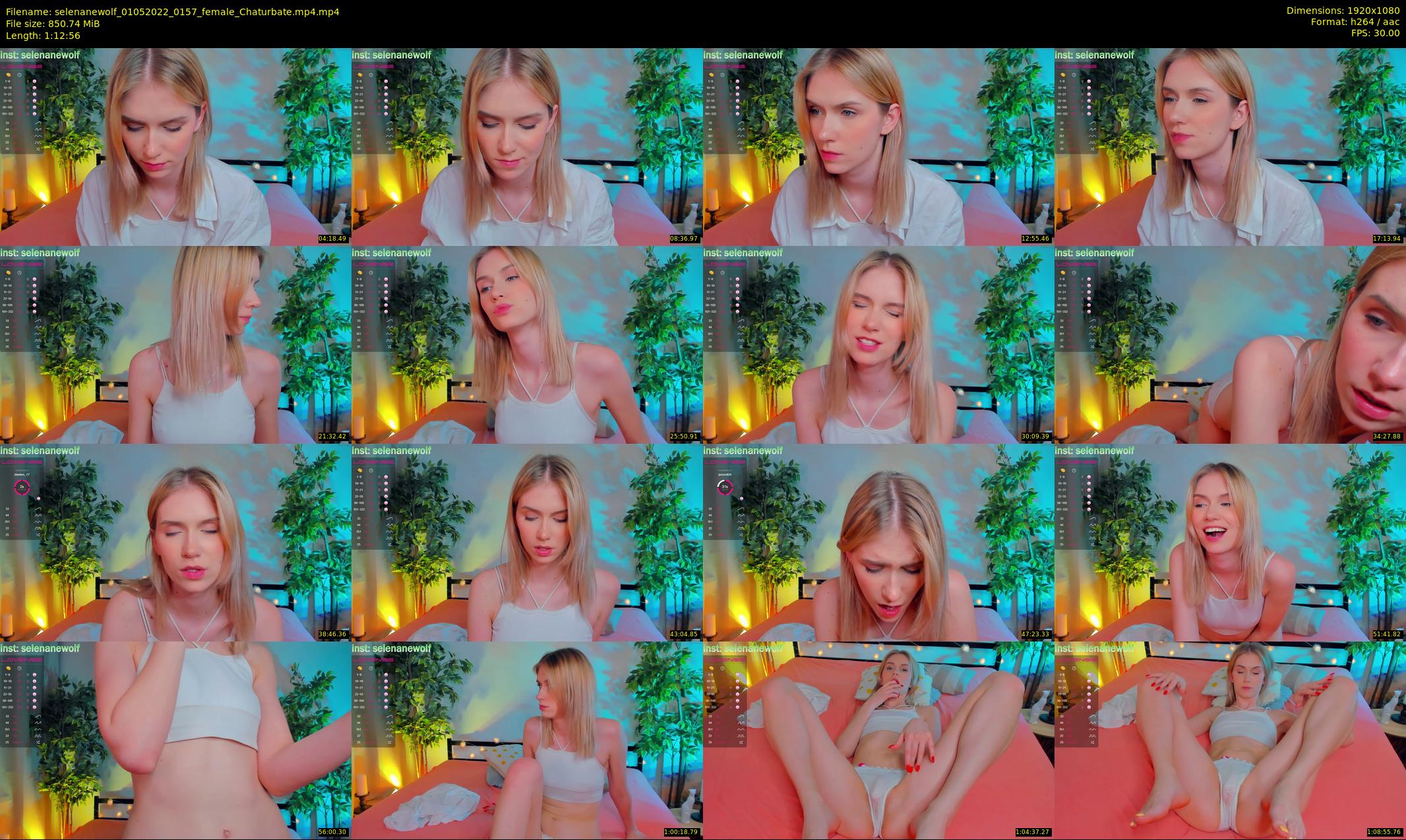 selenanewolf — 73 minute Chaturbate couple cam show recording, 1080p, May 1, 2022
