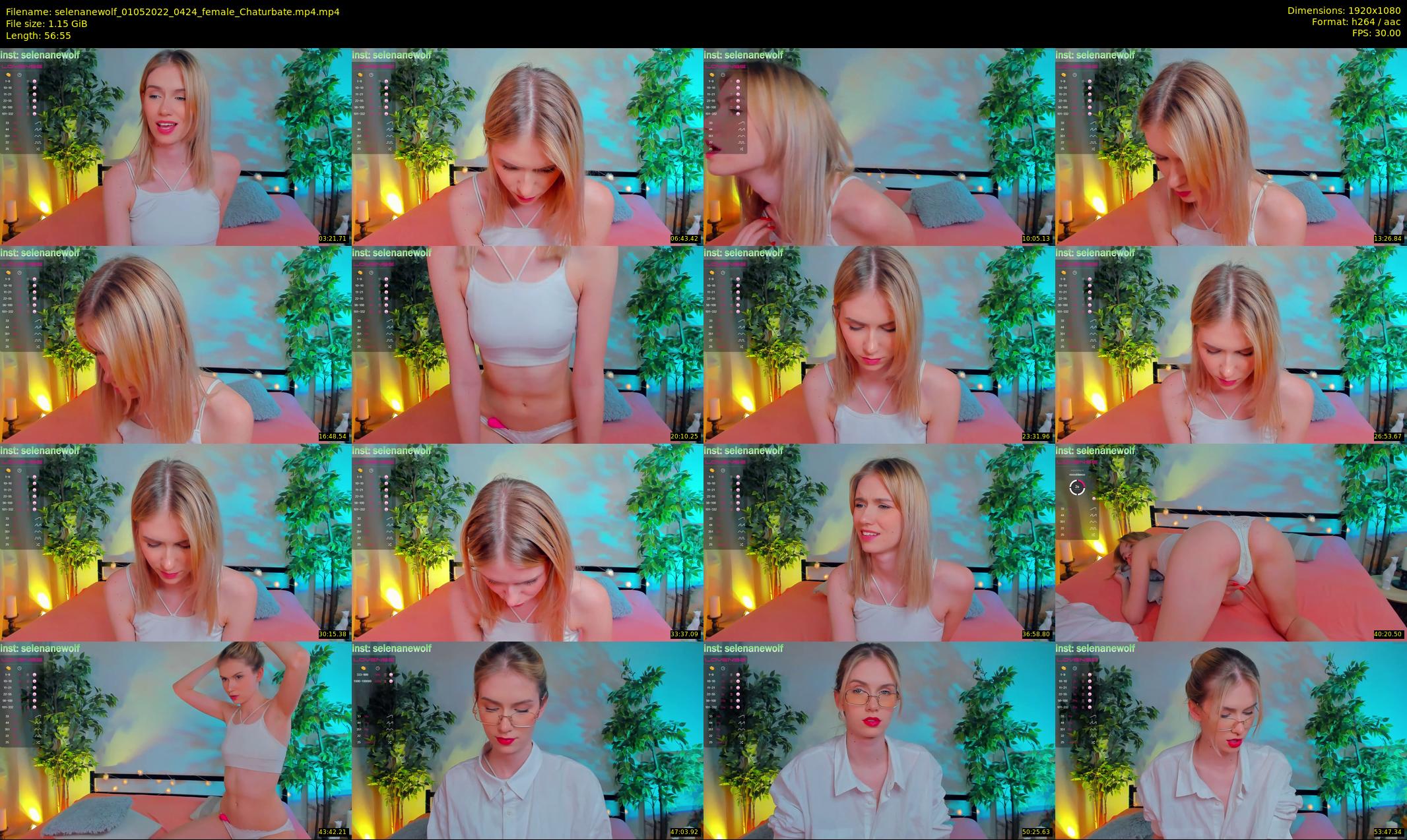 selenanewolf — 57 minute Chaturbate couple cam show recording, 1080p, May 1, 2022